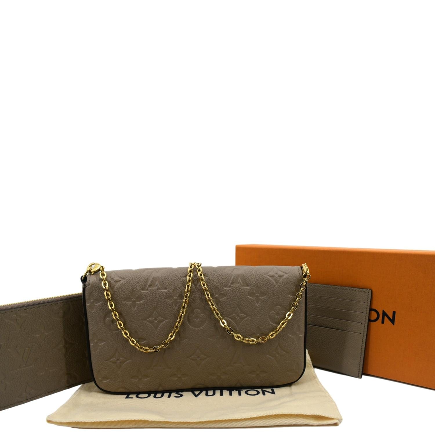 Louis Vuitton Leather Pochette Félicie Wallet