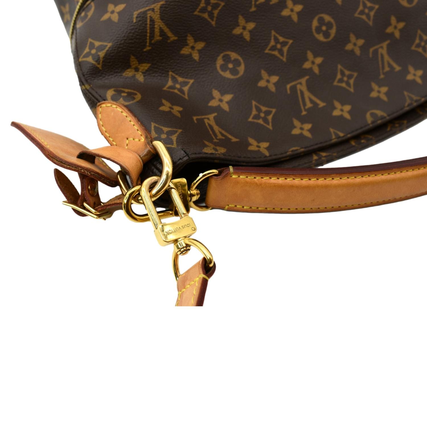 Louis Vuitton Melie Brown Monogram Canvas Hobo Bag - MyDesignerly