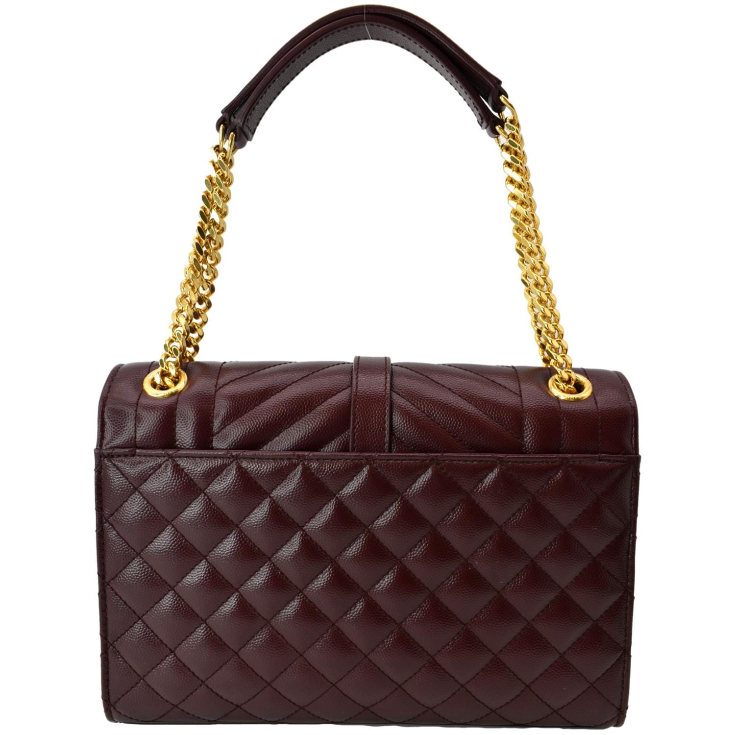 Yves Saint Laurent Rive Gauche Leather Corset Shoulder Bag - Gold Shoulder  Bags, Handbags - YSLRG40793