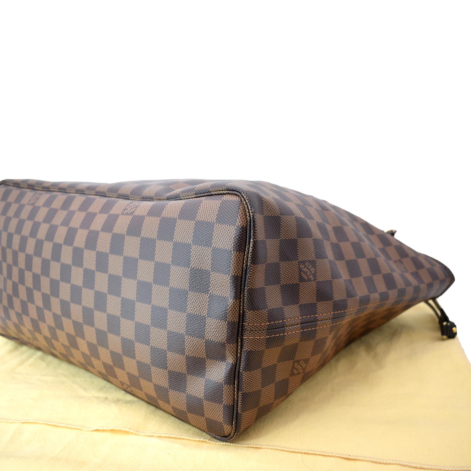 Authentic Louis Vuitton Damier Neverfull GM Shoulder Tote Bag N51106 LV  J7158