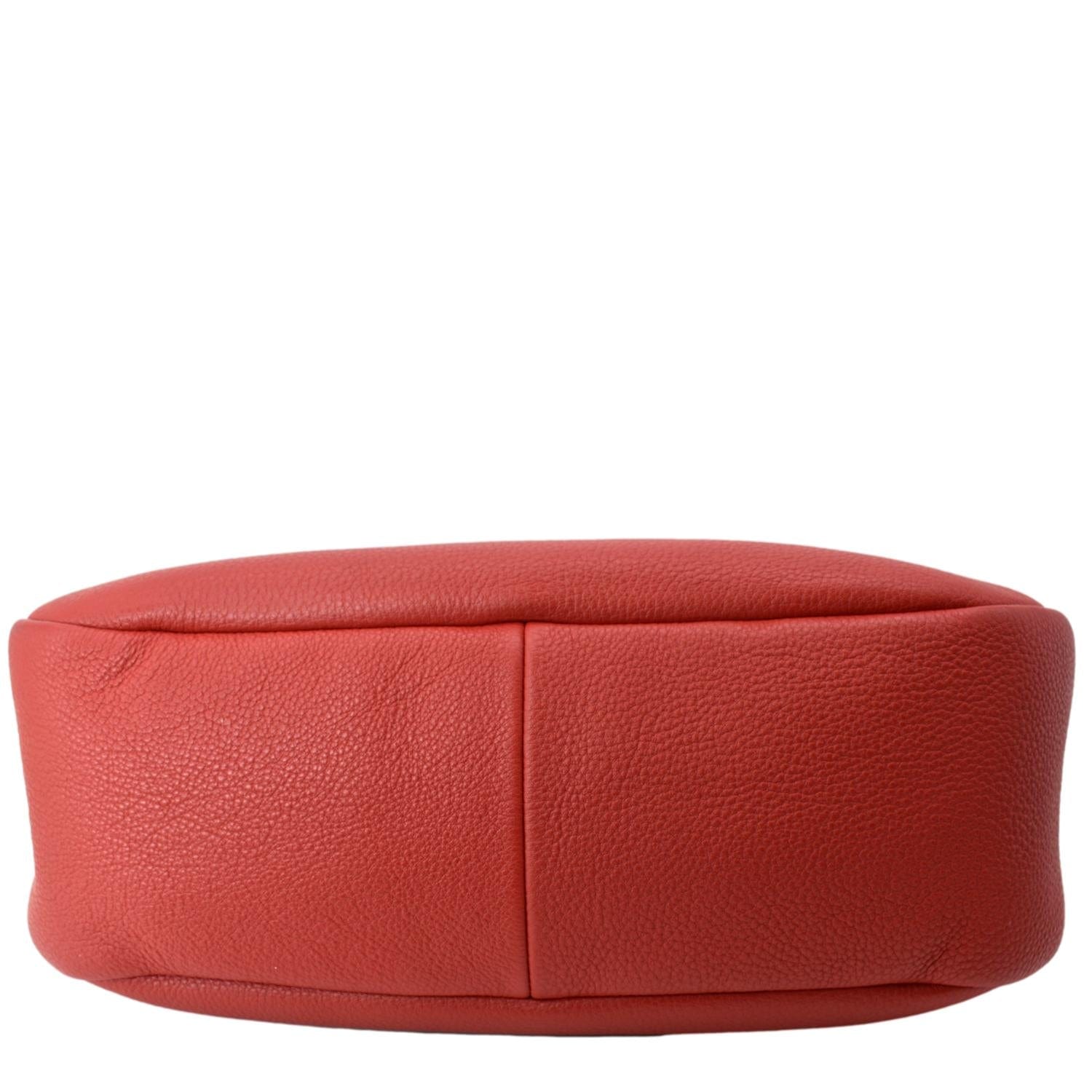 Red Prada Vitello Daino Small Flap Crossbody Bag – Designer Revival