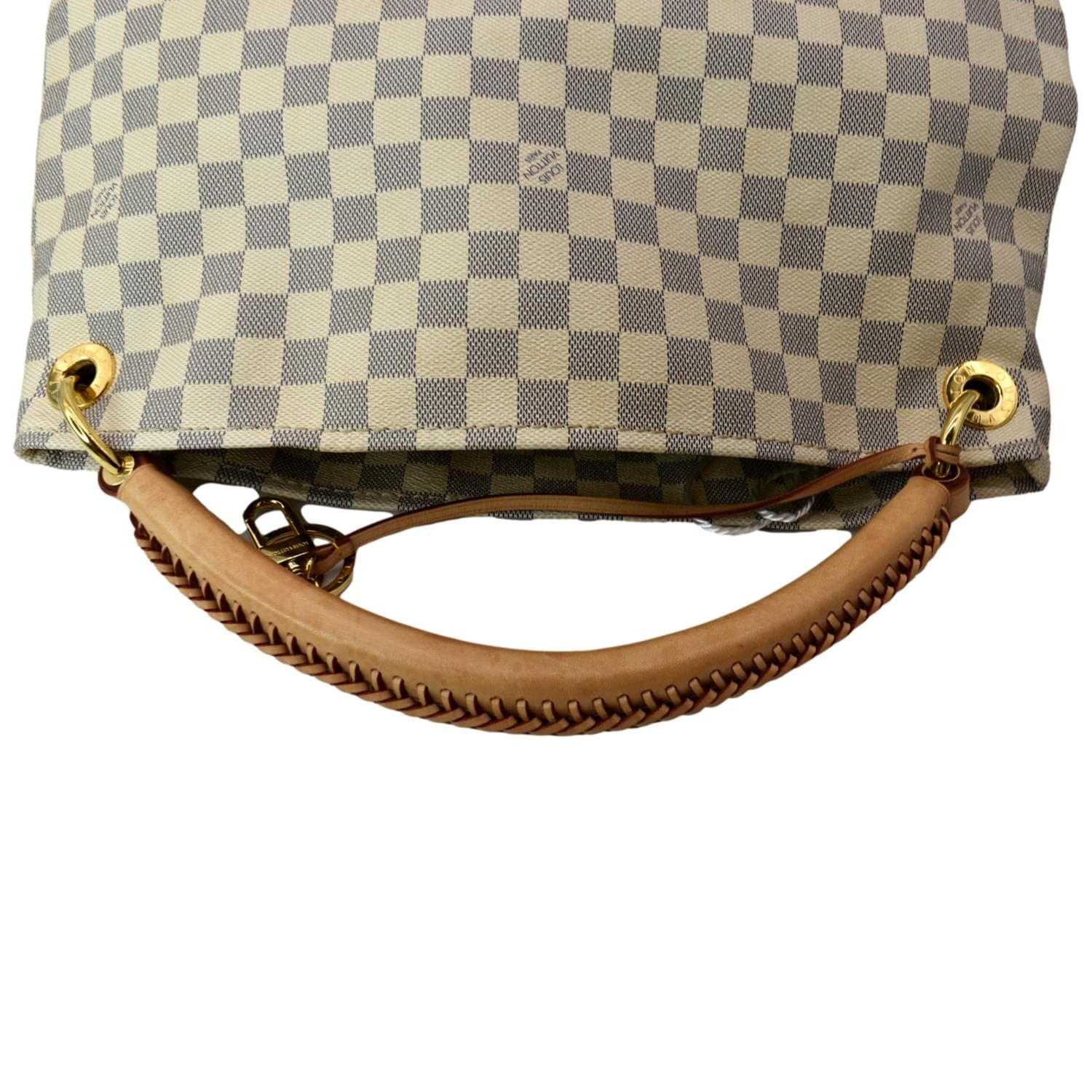 Authentic Louis Vuitton Artsy Damier Azur Hobo Shopper Handbag Bag
