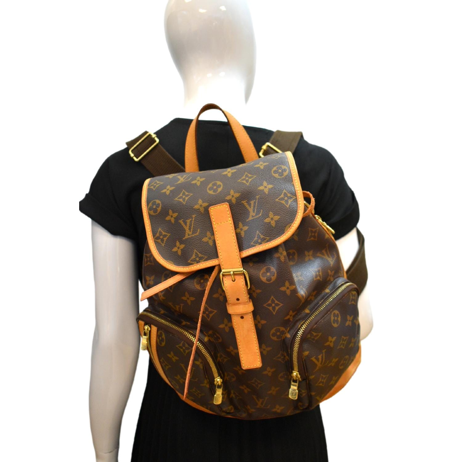 Authentic Louis Vuitton Monogram Bosphore Backpack for Sale in