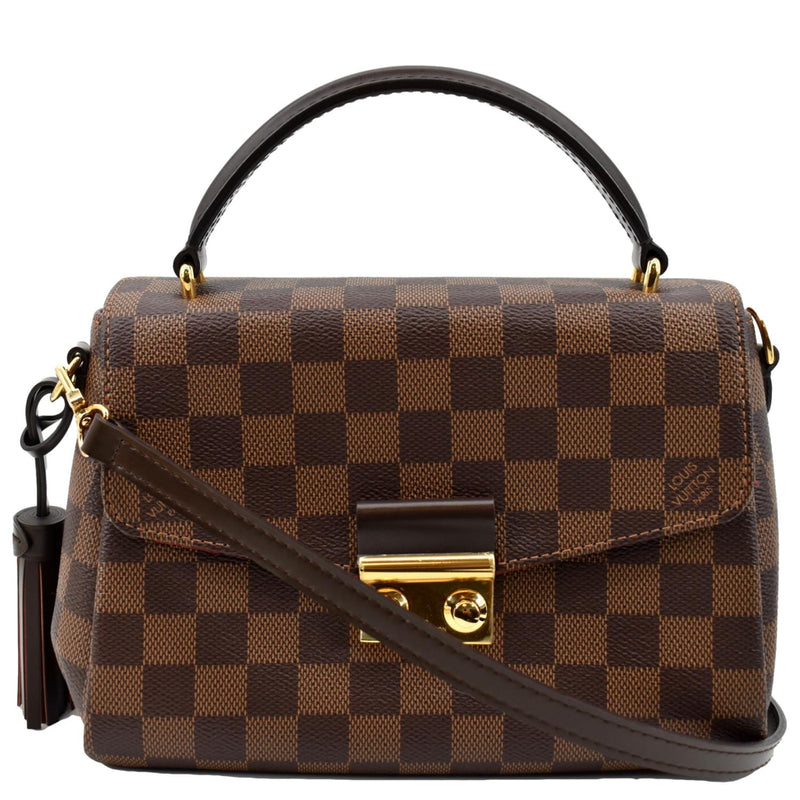 Louis Vuitton - Authenticated Croisette Handbag - Cloth Brown for Women, Never Worn, with Tag