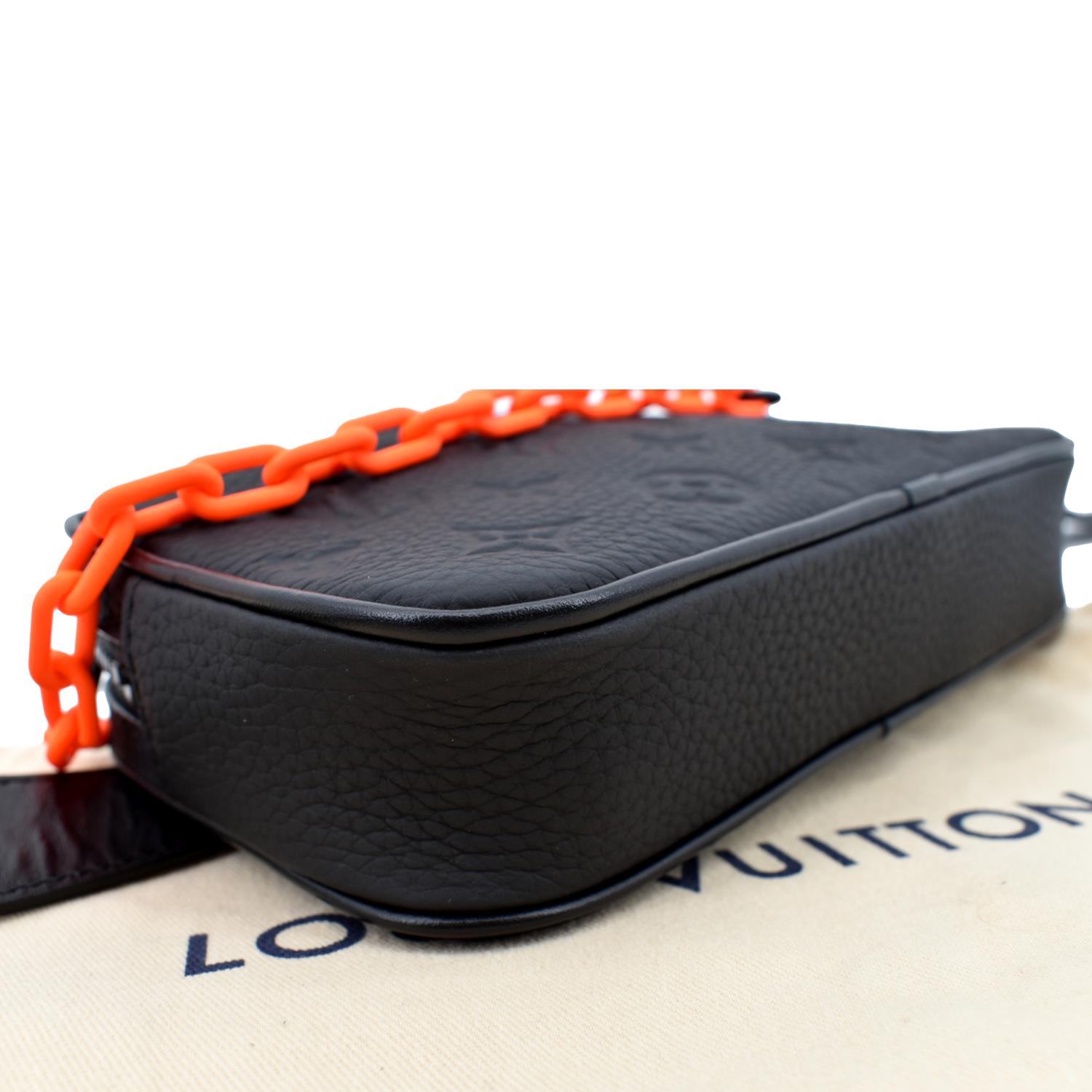 Louis Vuitton MONOGRAM Pochette Volga (M68321)  Matte black chain, Man  bag, Louis vuitton monogram