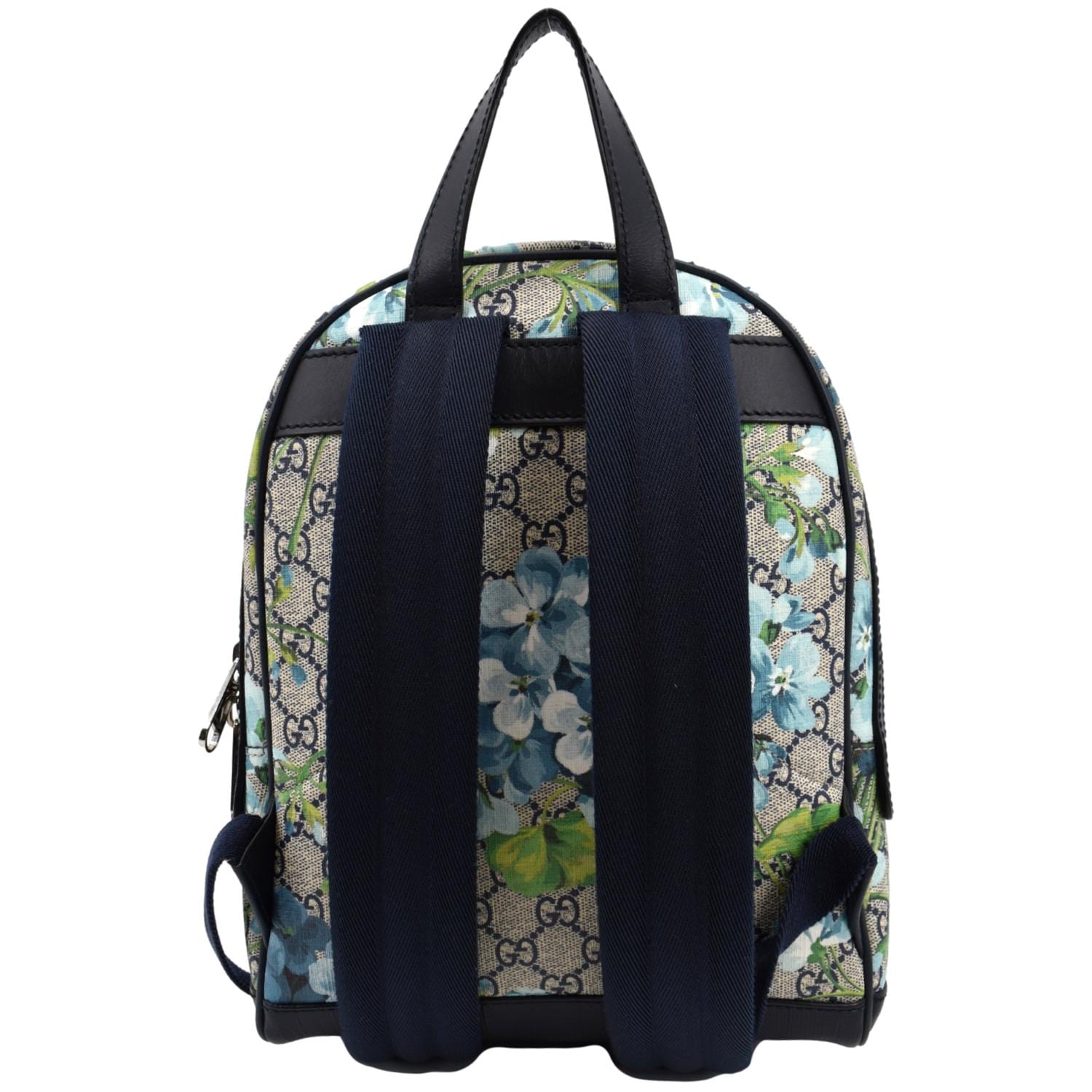 Gucci Blooms GG Supreme Monogram Backpack Blue - DDH