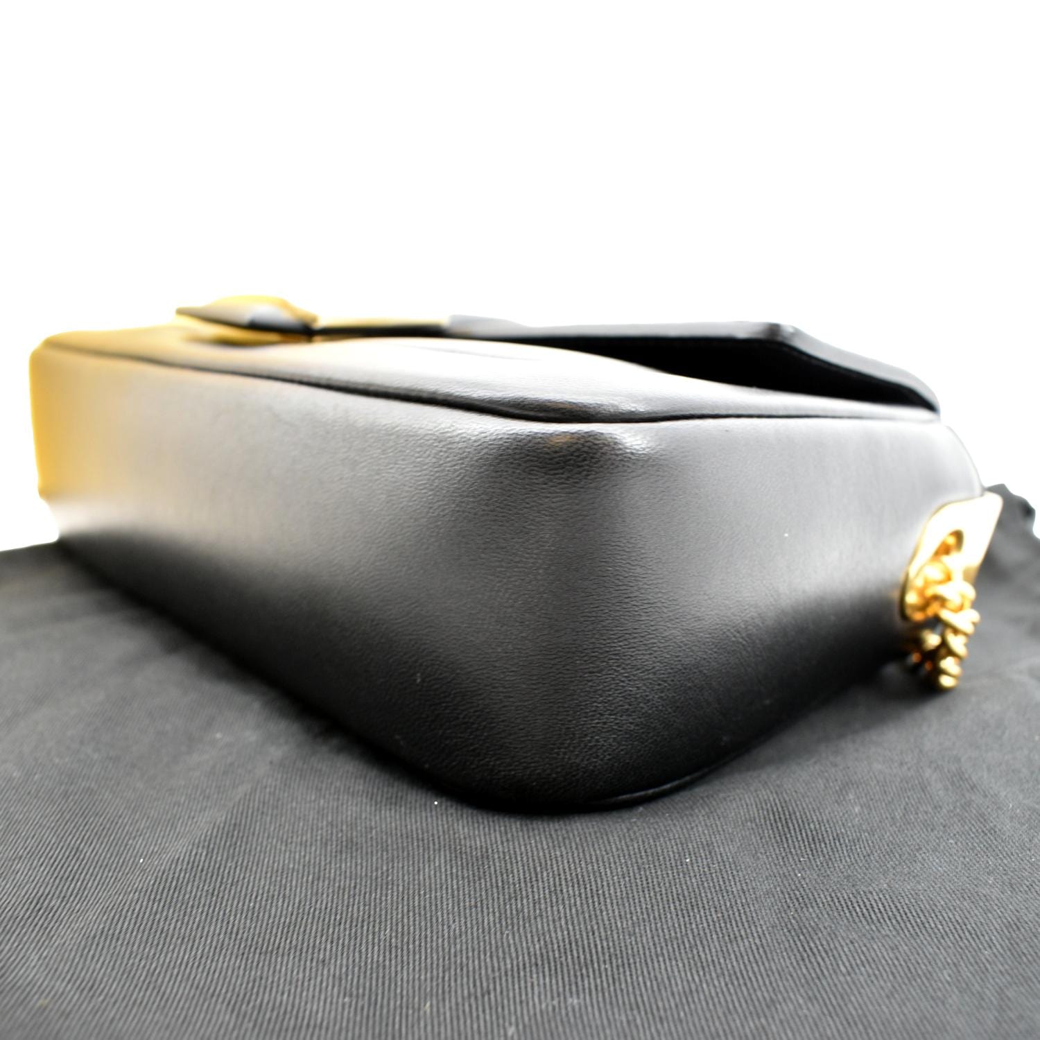 Baguette Mini - Black leather bag