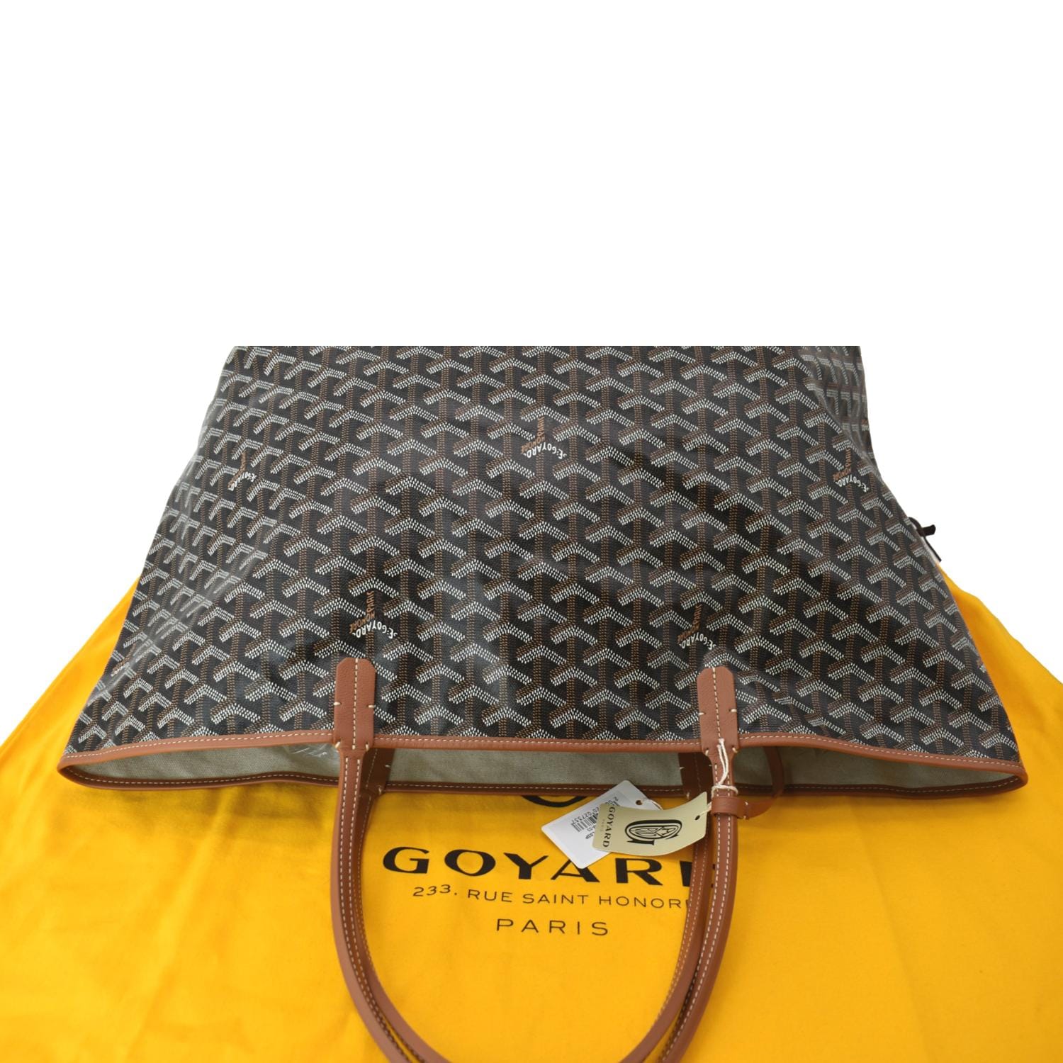 Goyard, Bags, Authentic Goyard Saint Louis Gm Gray Shoulder Tote Bag