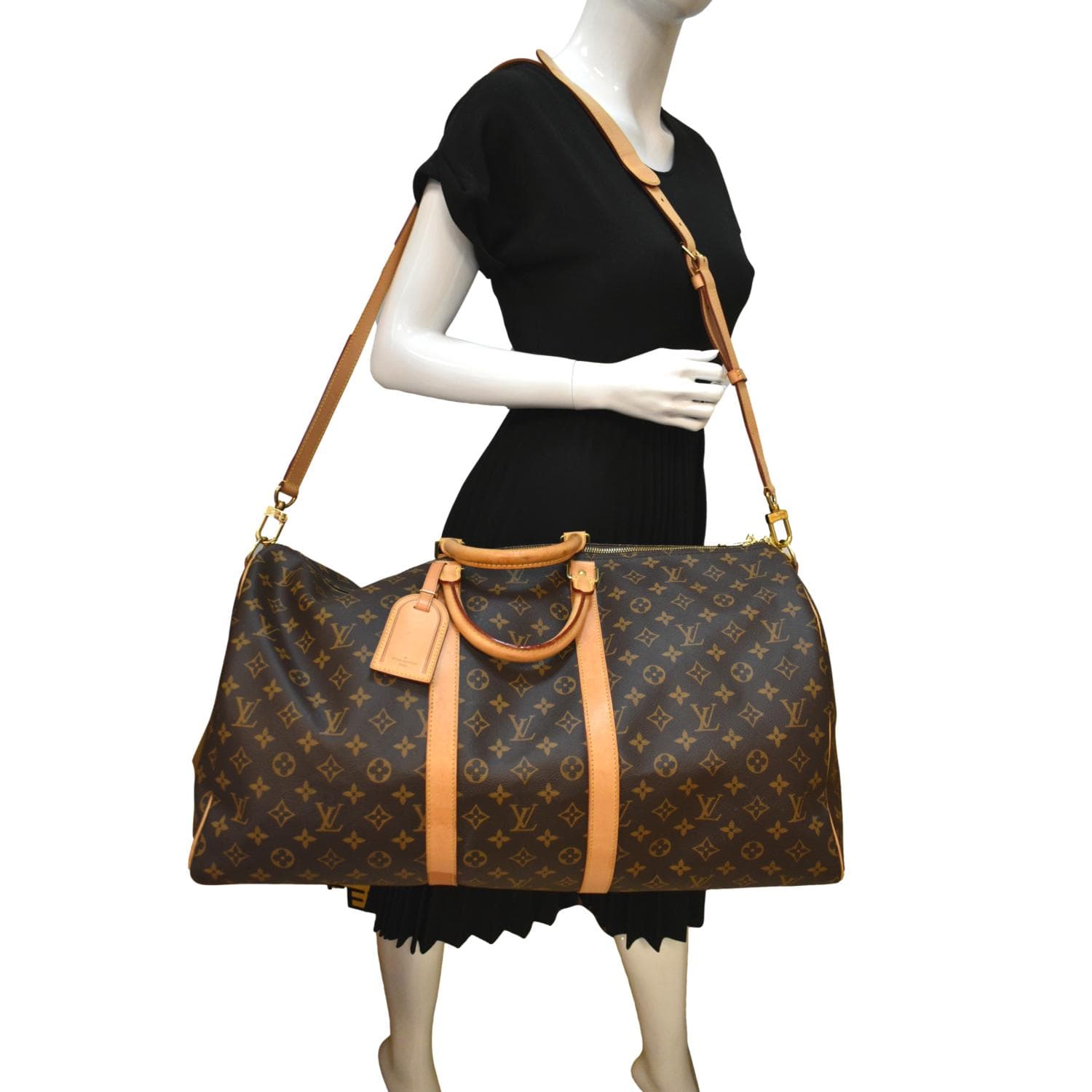 Túi du lịch Đựng Vest Louis Vuitton Taiga Leather Travel Bag size 55   Tony Tú Authentic