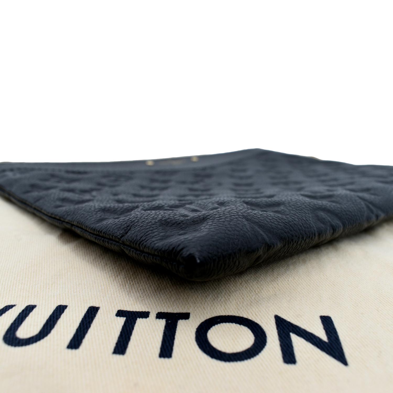 New! Louis Vuitton Damier Ebene Daily Pouch Clutch