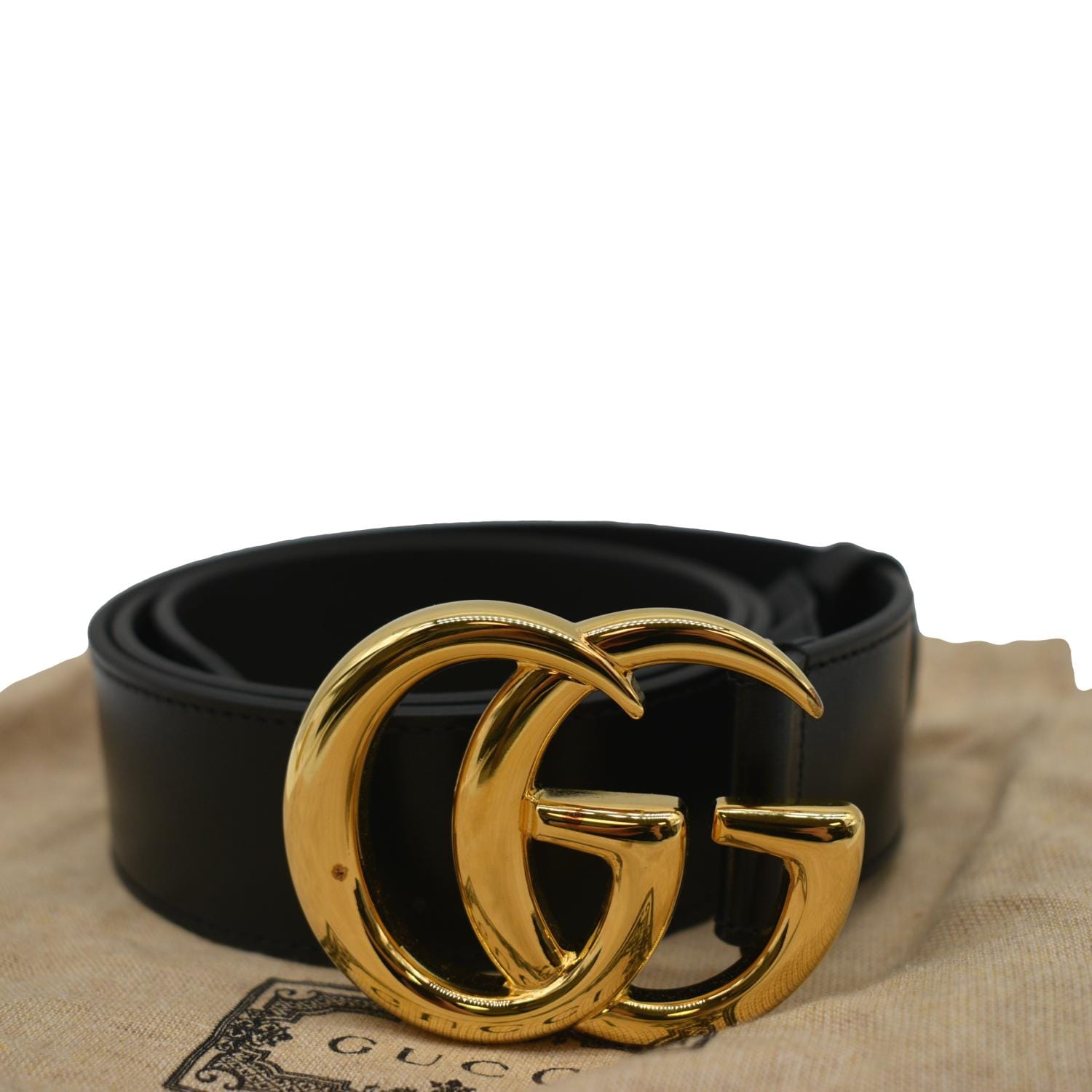 Gucci Double G Leather Belt