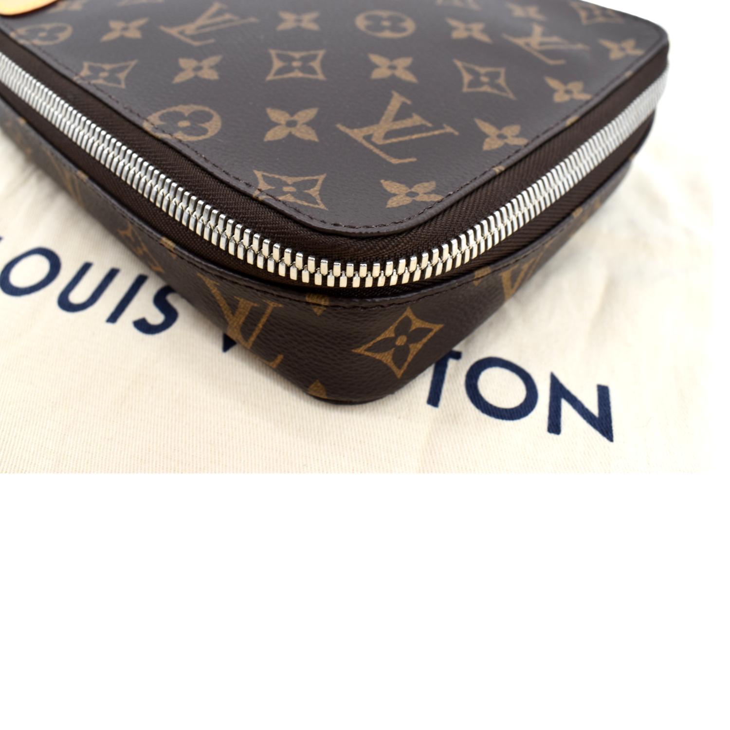 Louis Vuitton Accessories Pouch Horizon Monogram Brown in Canvas