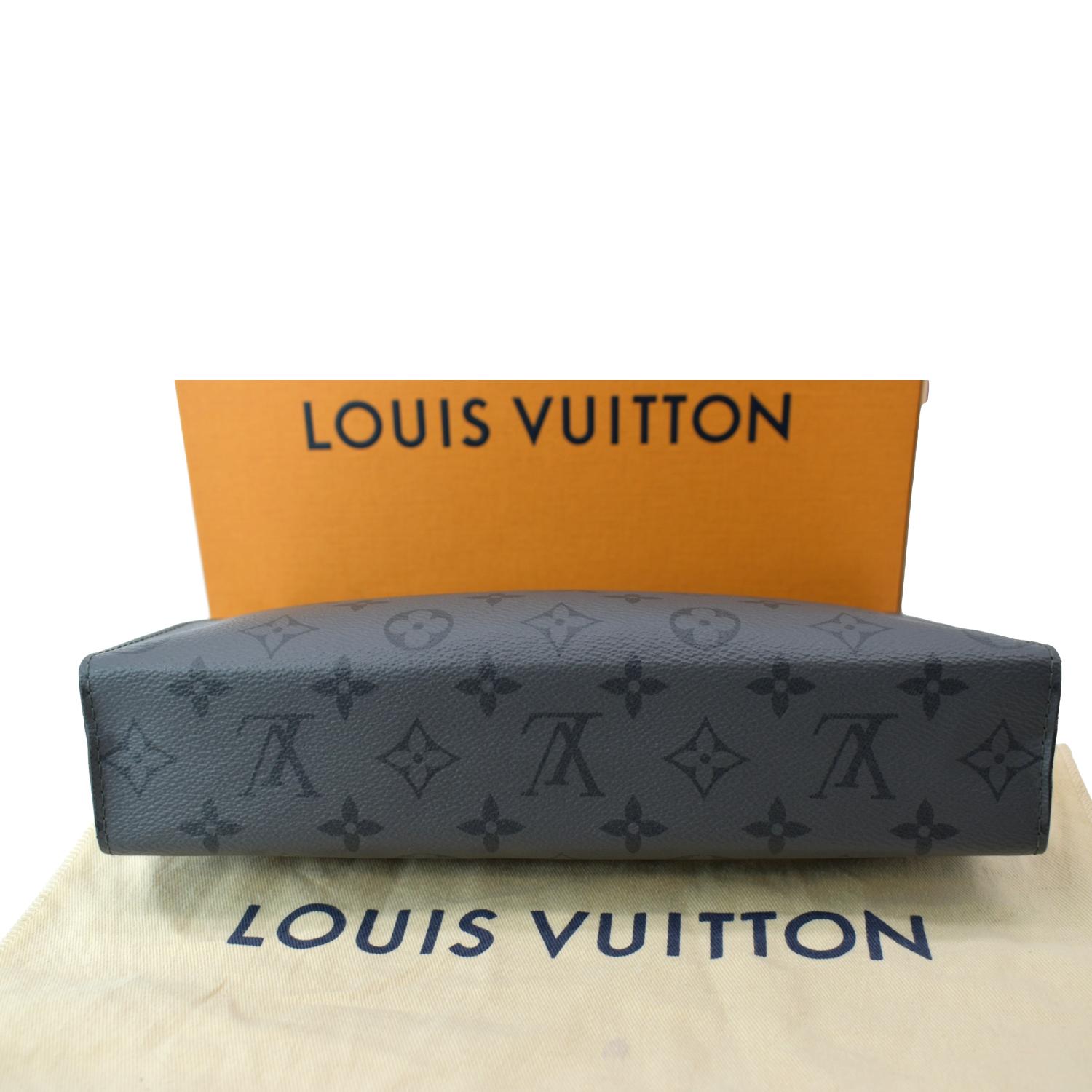 Louis Vuitton Monogram Eclipse Pochette Voyage MM - Black