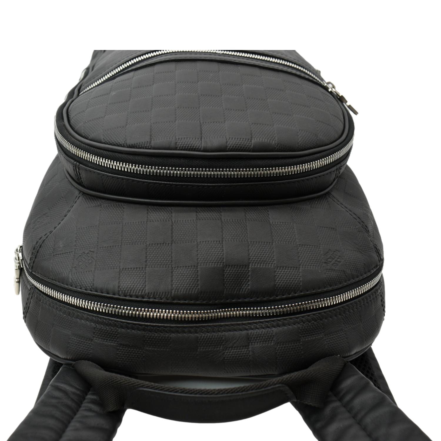 Louis Vuitton Saffiano Leather Backpack - Black Backpacks, Bags
