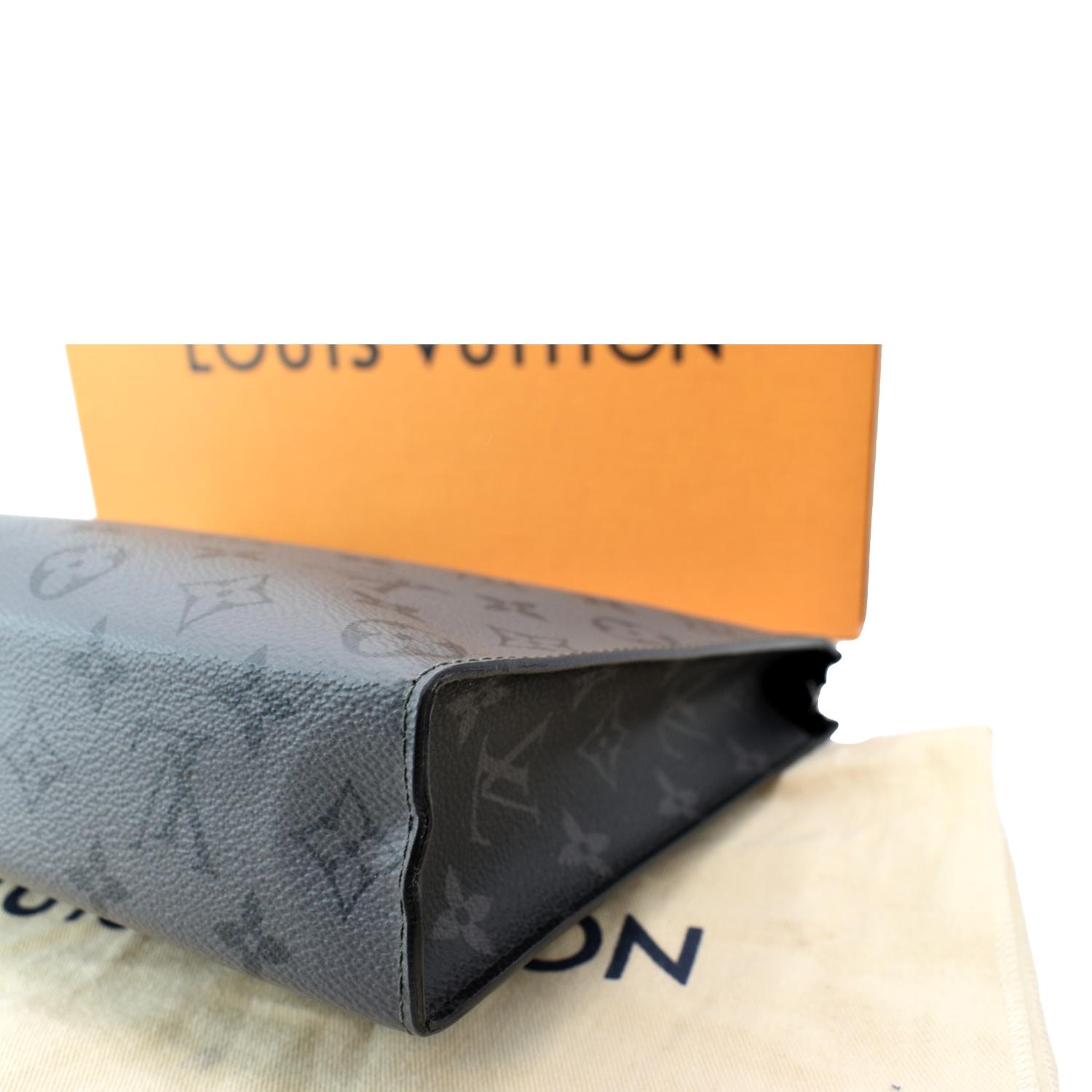 Black Louis Vuitton Monogram Galaxy Pochette Voyage MM Clutch Bag –  Designer Revival