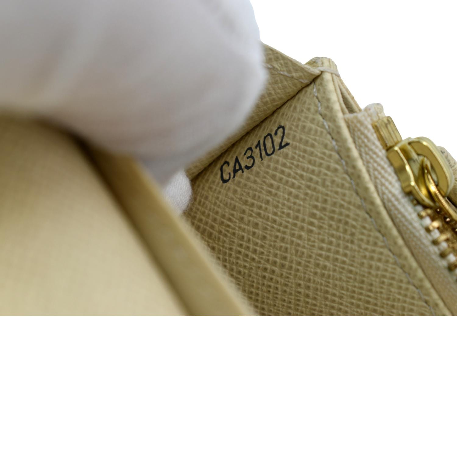 Emilie Damier Azur Wallet – Keeks Designer Handbags