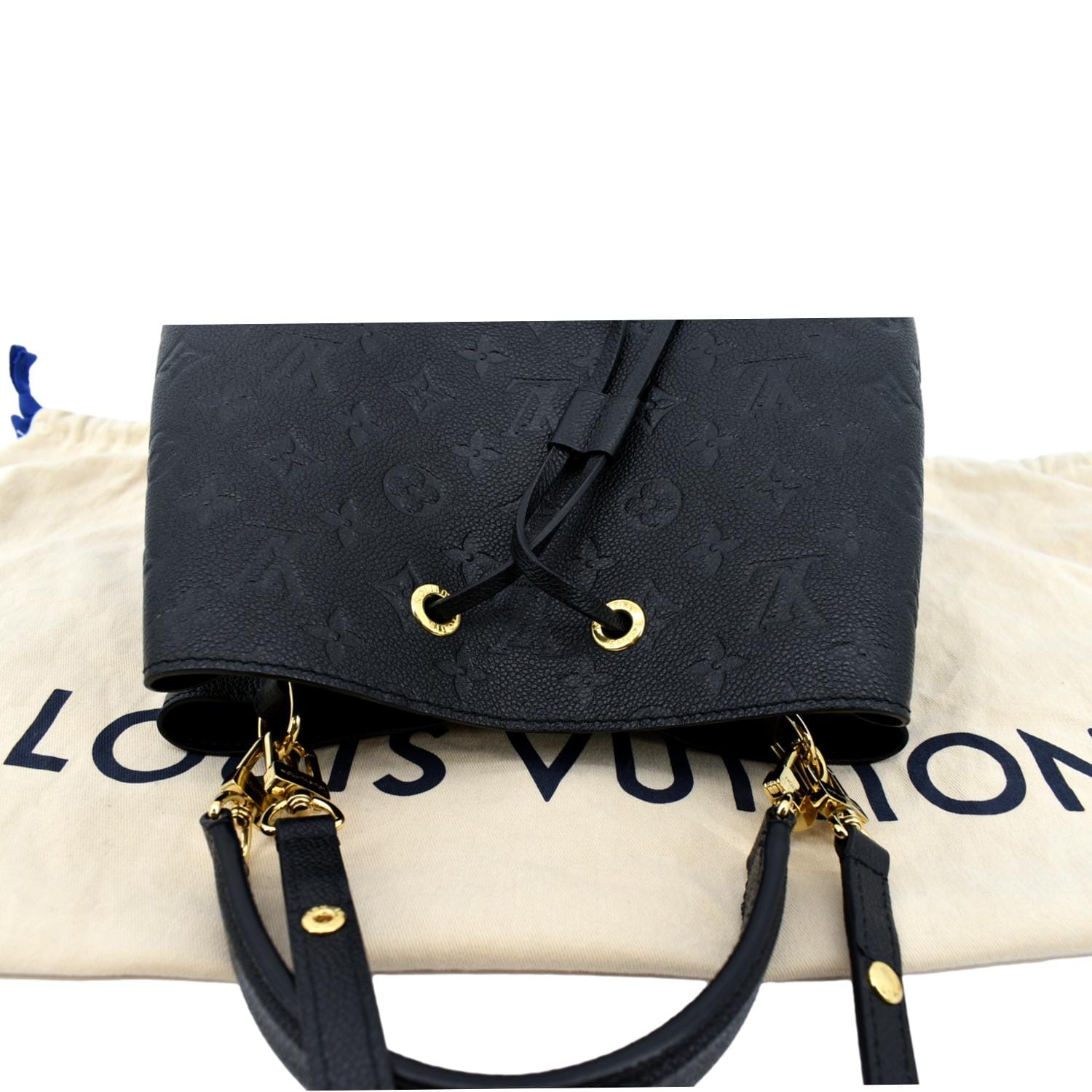 Louis Vuitton NeoNoe Handbag Monogram Empreinte Leather MM Neutral 22176940