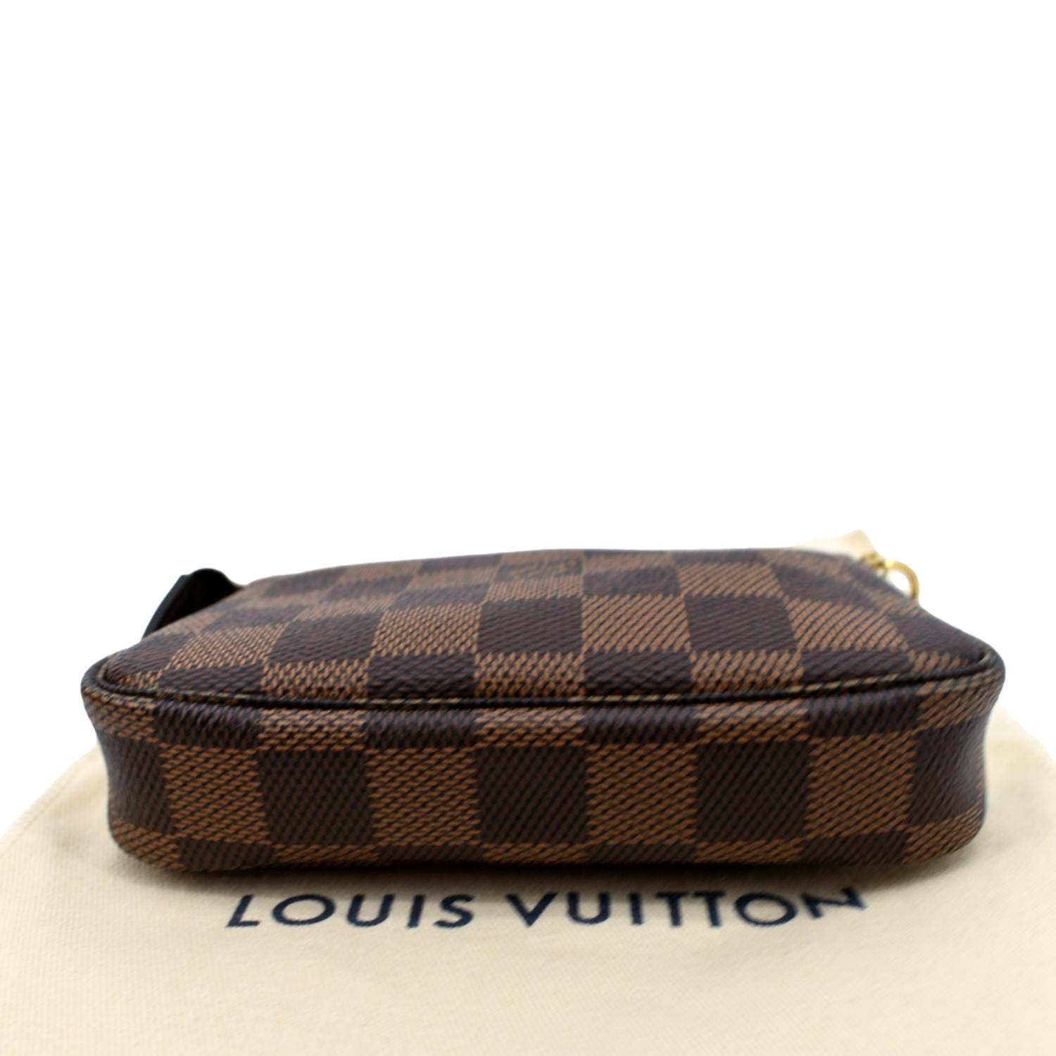 Louis Vuitton Mini Pochette Damier Ebene, New in Box