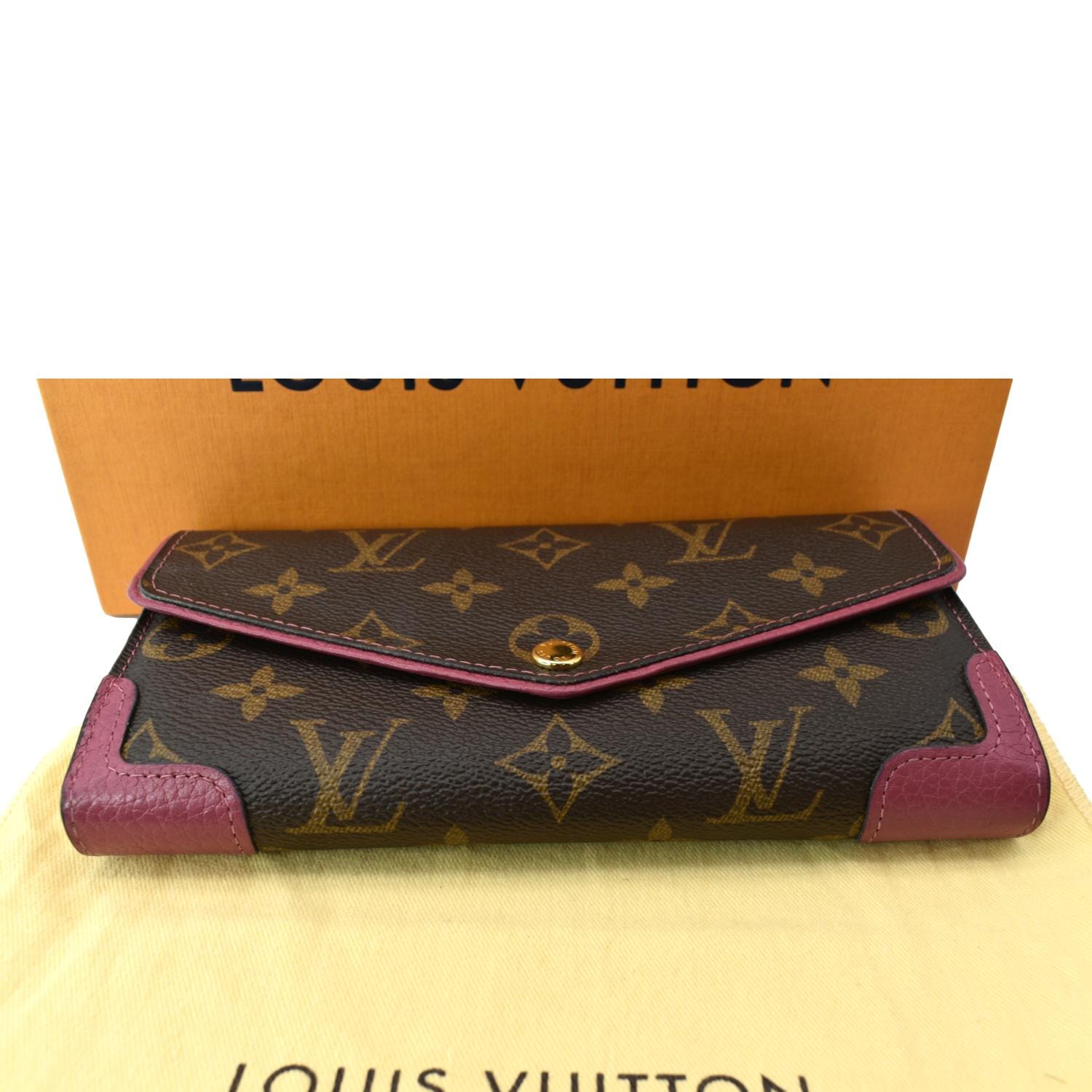 Louis Vuitton Monogram Canvas Sarah Retiro Wallet QJADIVHJRB003