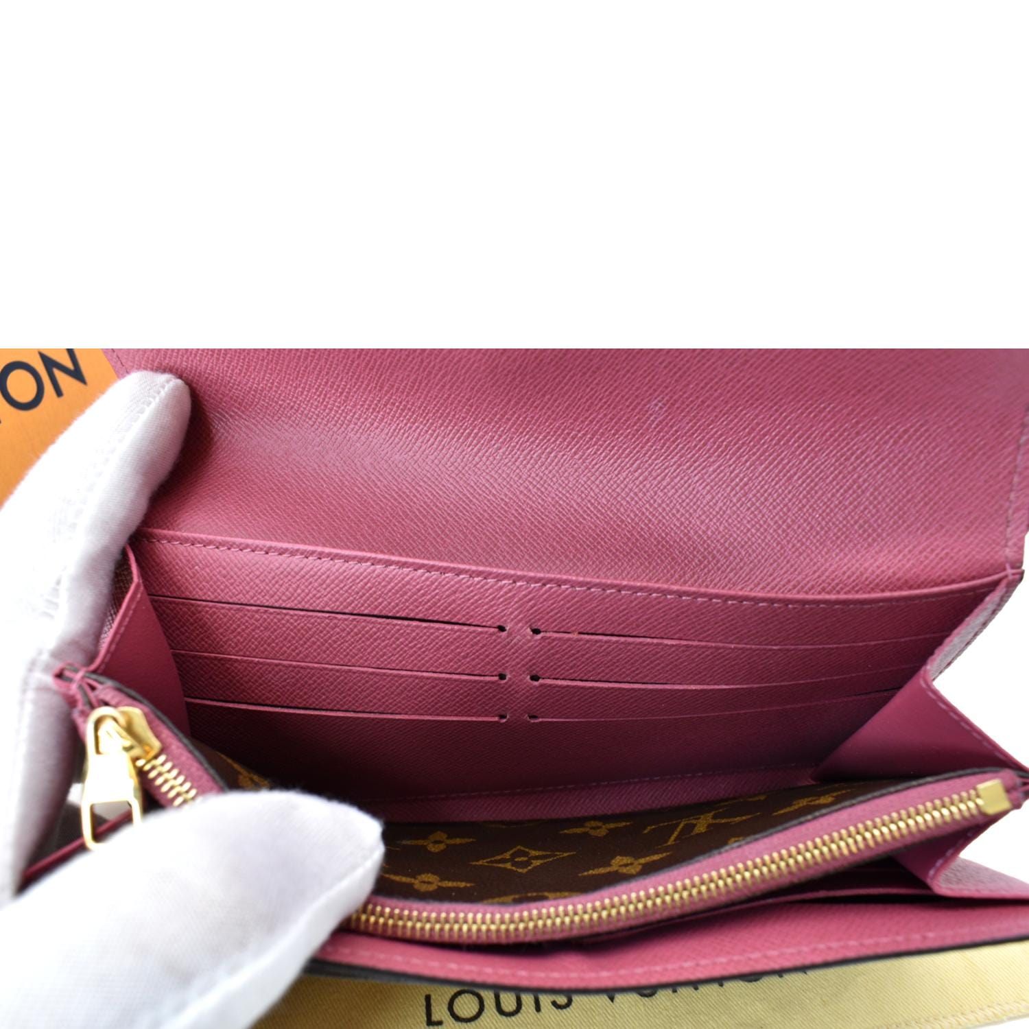 Louis Vuitton Monogram Sarah Retiro Wallet Cerise