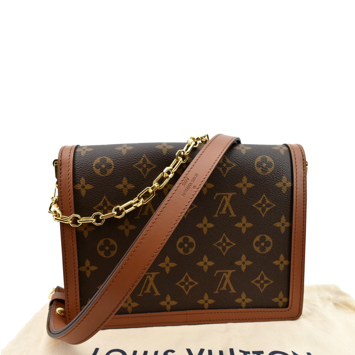 Louis Vuitton 2019 Reverse Monogram Dauphine MM w/ Strap - Brown Shoulder  Bags, Handbags - LOU753206