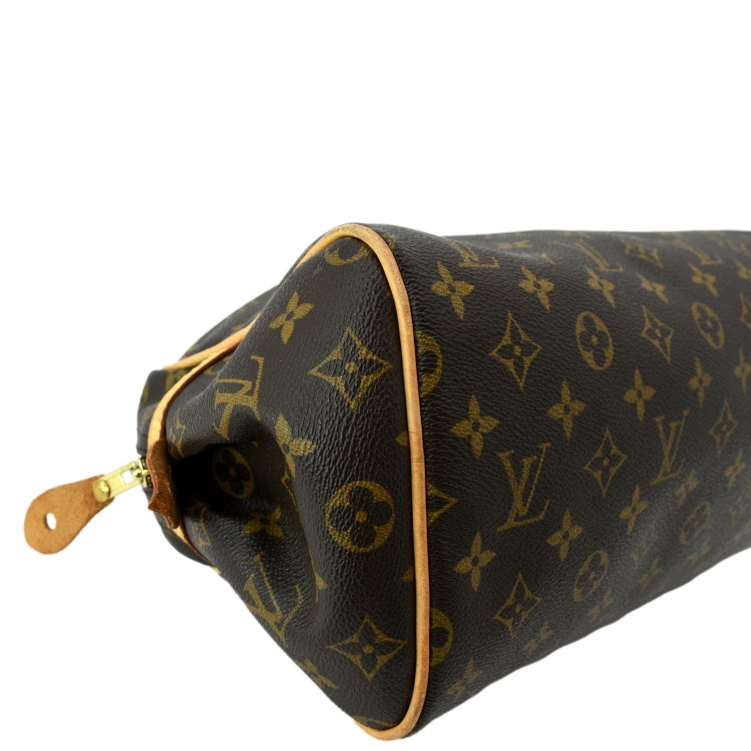 Montorgueil cloth handbag Louis Vuitton Brown in Cloth - 25093579