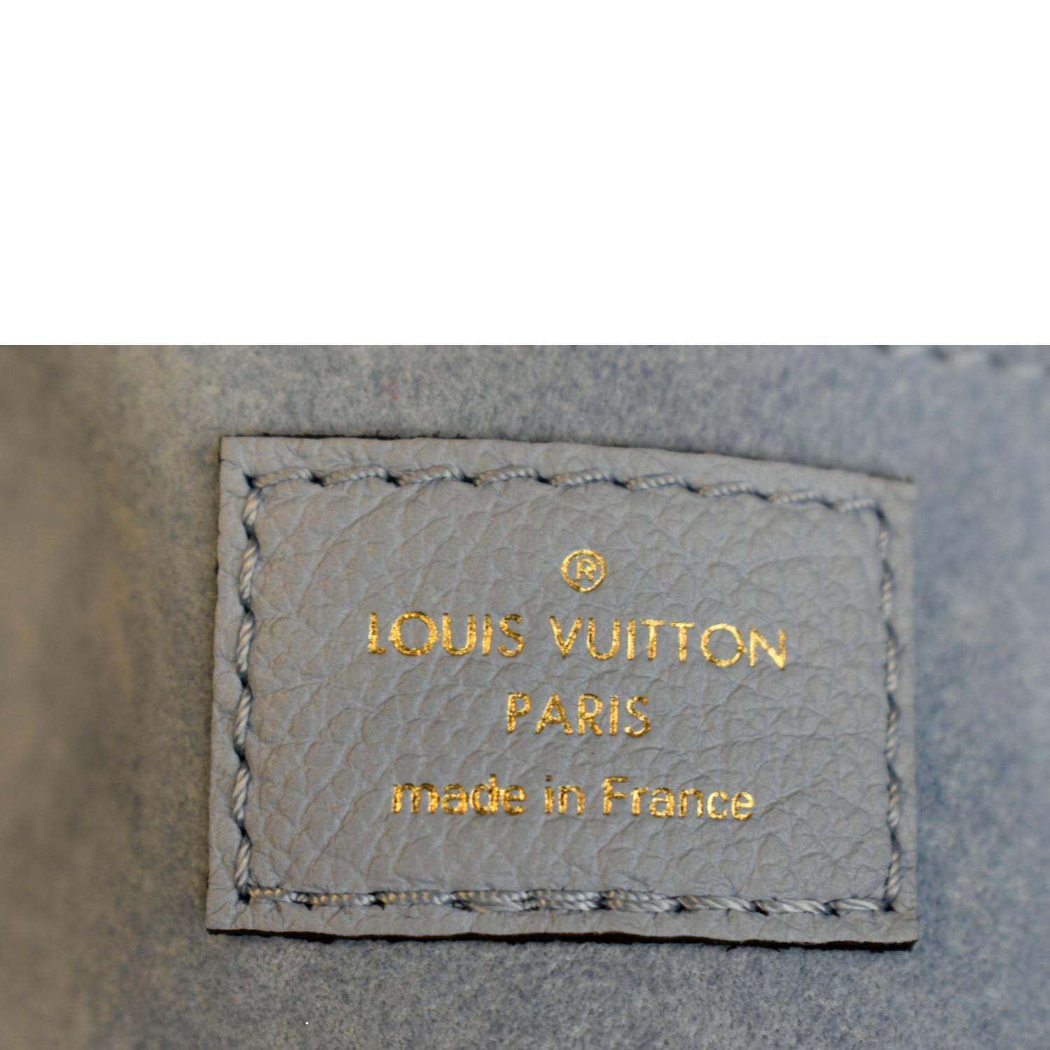 LOUIS VUITTON Grained Calfskin Lockme Tender Quartz 1016331