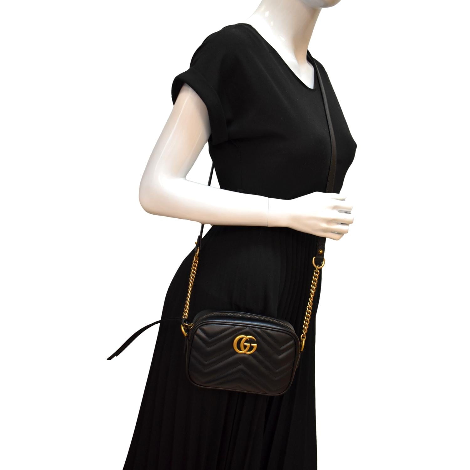 GUCCI GG Marmont series mini shoulder bag 100% authentic