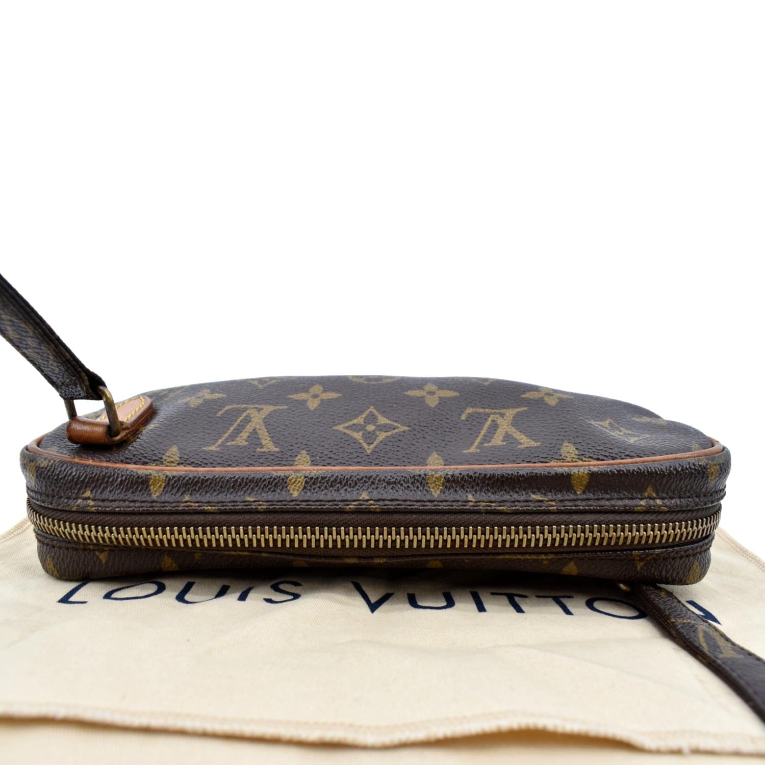 Marly leather crossbody bag Louis Vuitton Brown in Leather - 32029786