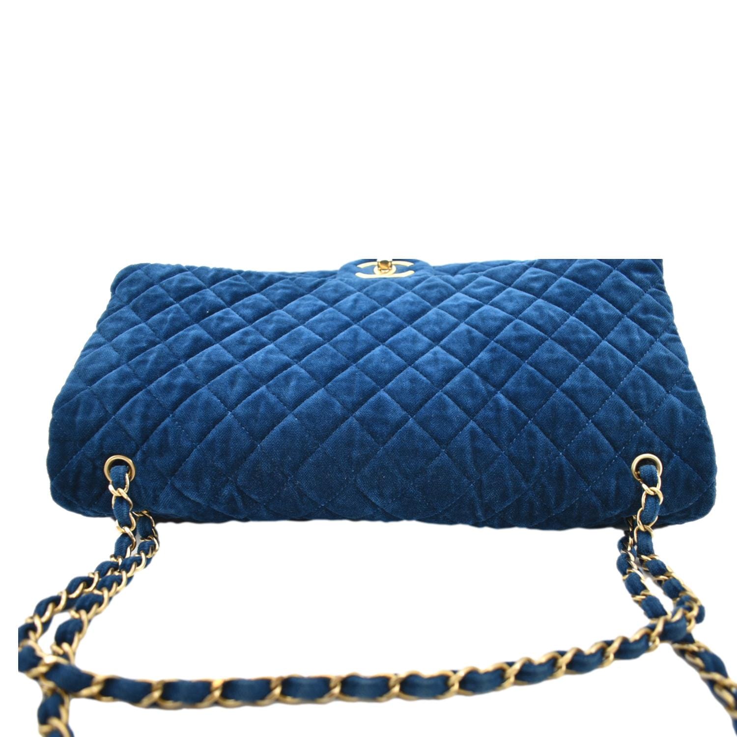 Authentic Preowned Chanel Velvet Classic CC Flap Bag
