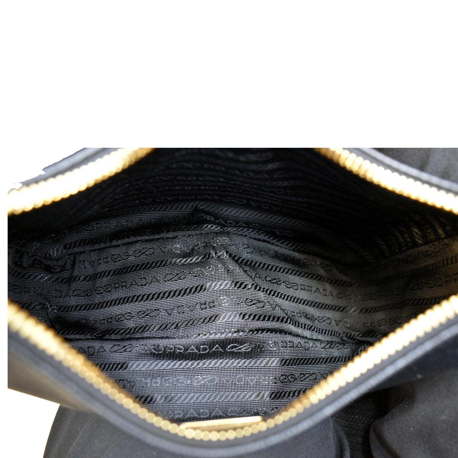 Prada Black Saffiano Leather Re-Edition 2005 Crossbody Bag For Sale at  1stDibs