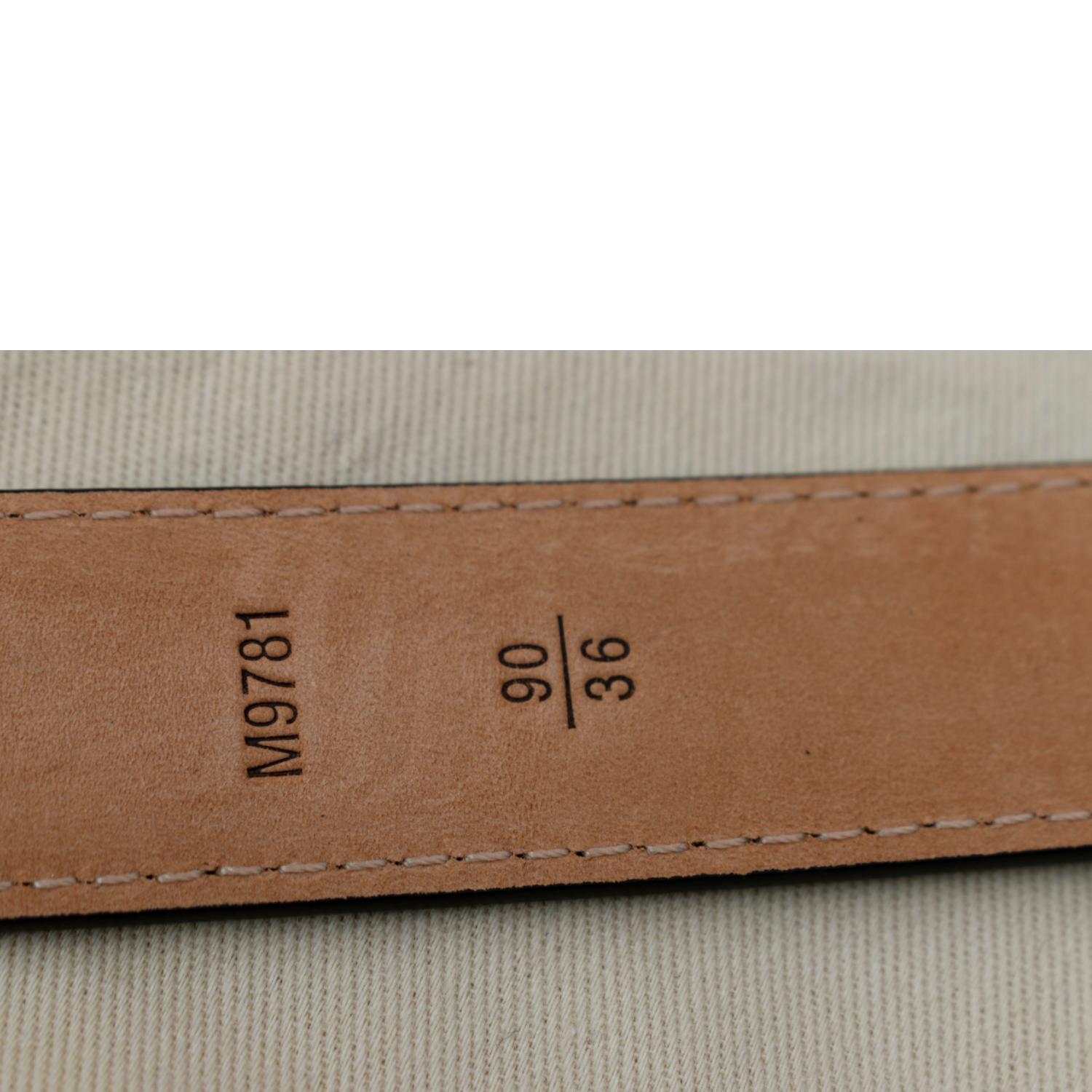 Louis Vuitton Mini 25mm LV Monogram Canvas 90cm/36″ Belt #M9781