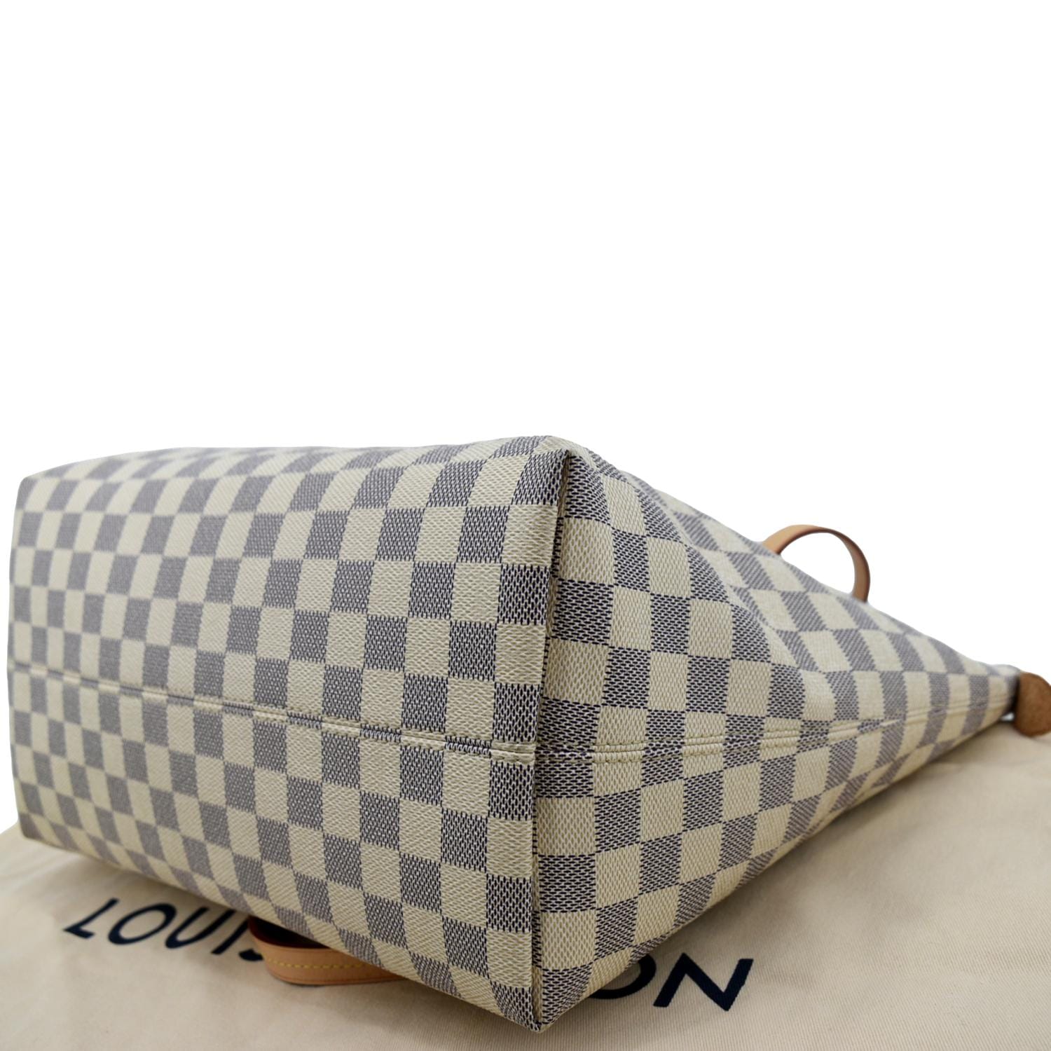 White Louis Vuitton Damier Azur Iena Shoulder Bag – Designer Revival