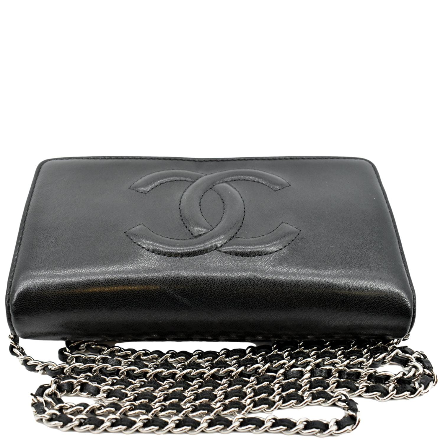 Chanel Timeless Wallet On Chain Patent Black
