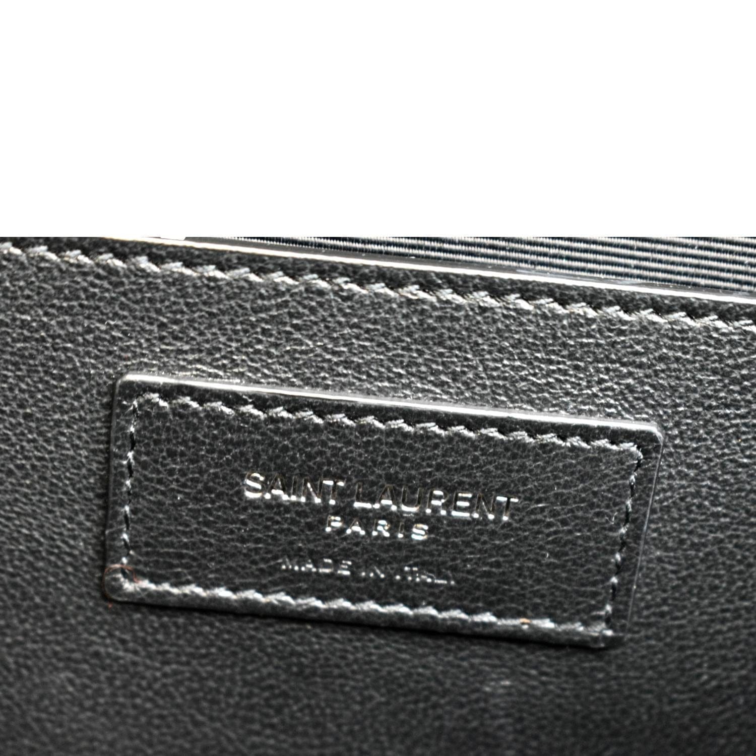 Saint Laurent YSL Envelope Bag Medium Black GHW, Luxury, Bags