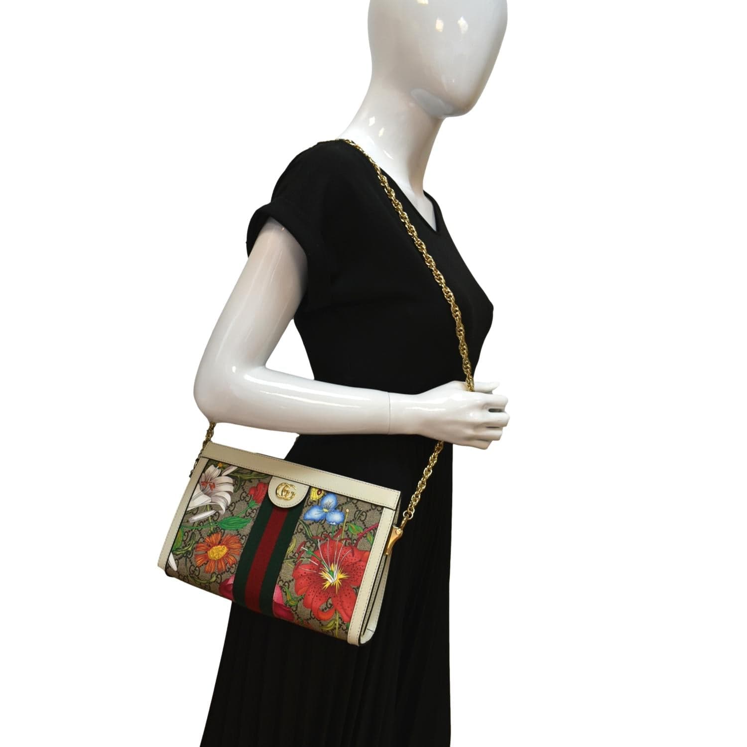 Ophidia small GG-Supreme canvas shoulder bag | Gucci
