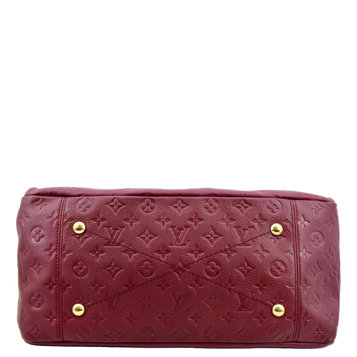 Authentic Louis Vuitton Pink Empreinte Leather Artsy mm Hobo Bag