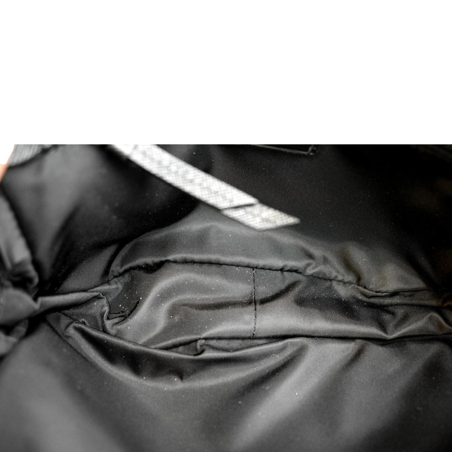 Prada Belt Bag Black in Nylon/Leather with Silver-tone - US