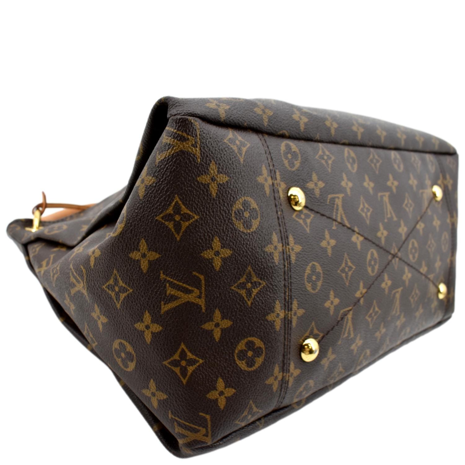 Louis Vuitton Artsy Hobo Mm 871221 Brown Monogram Canvas and
