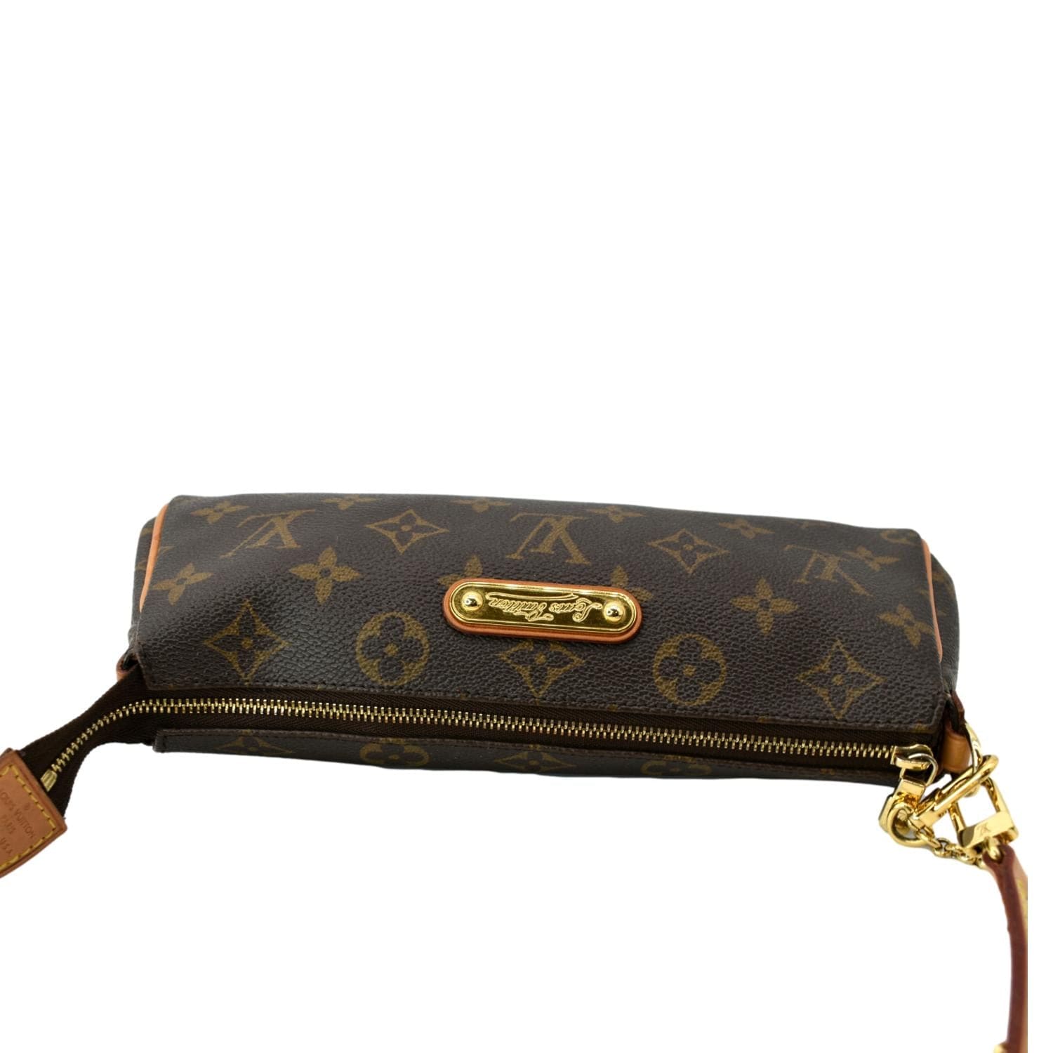 Louis Vuitton Monogram Eva Pochette With Strap N55213 Brown Cloth