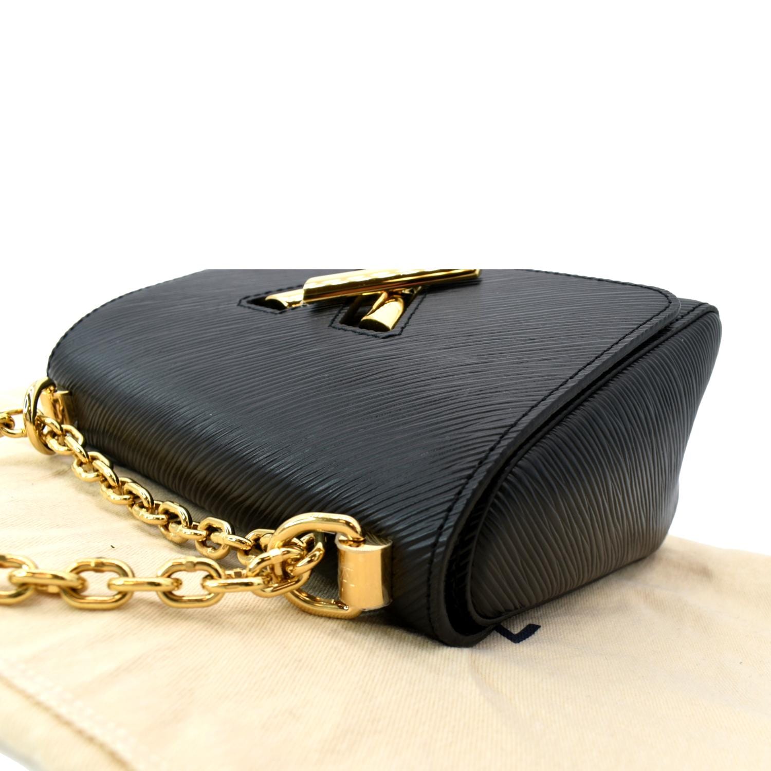 Louis Vuitton Epi Twist Belt Chain Pouch in Black