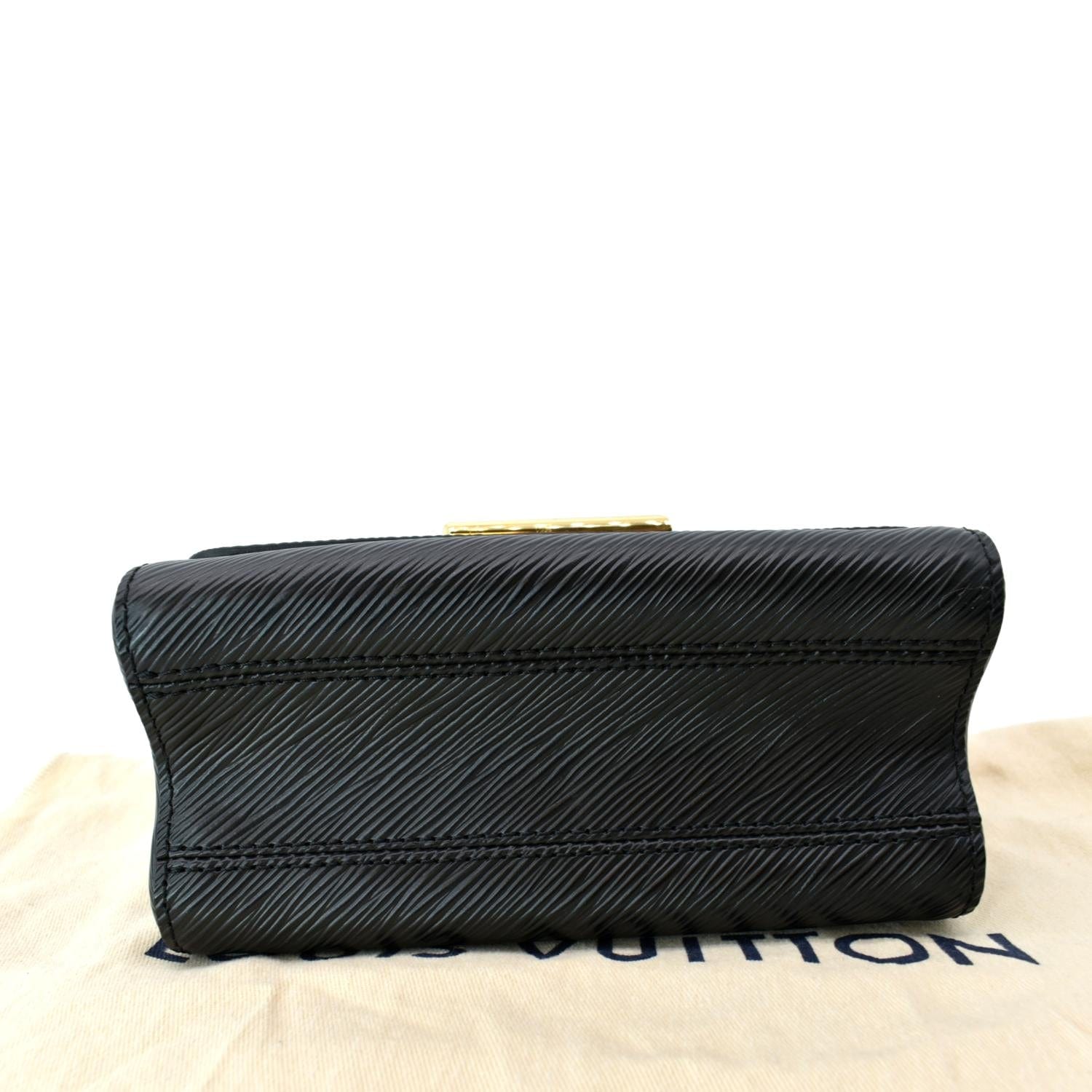 Louis Vuitton Pillow Twist Bag Epi Leather MM Black 22282750