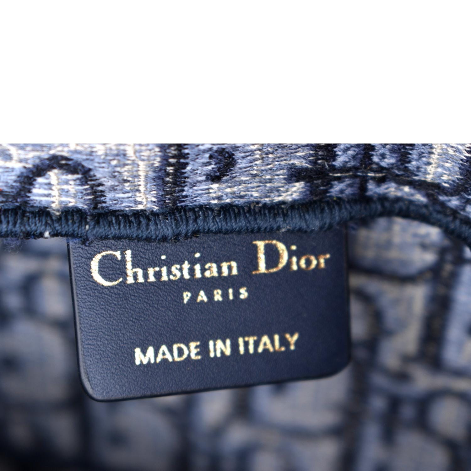 Dior Blue Oblique Canvas and Leather Saddle Belt Bag Dior