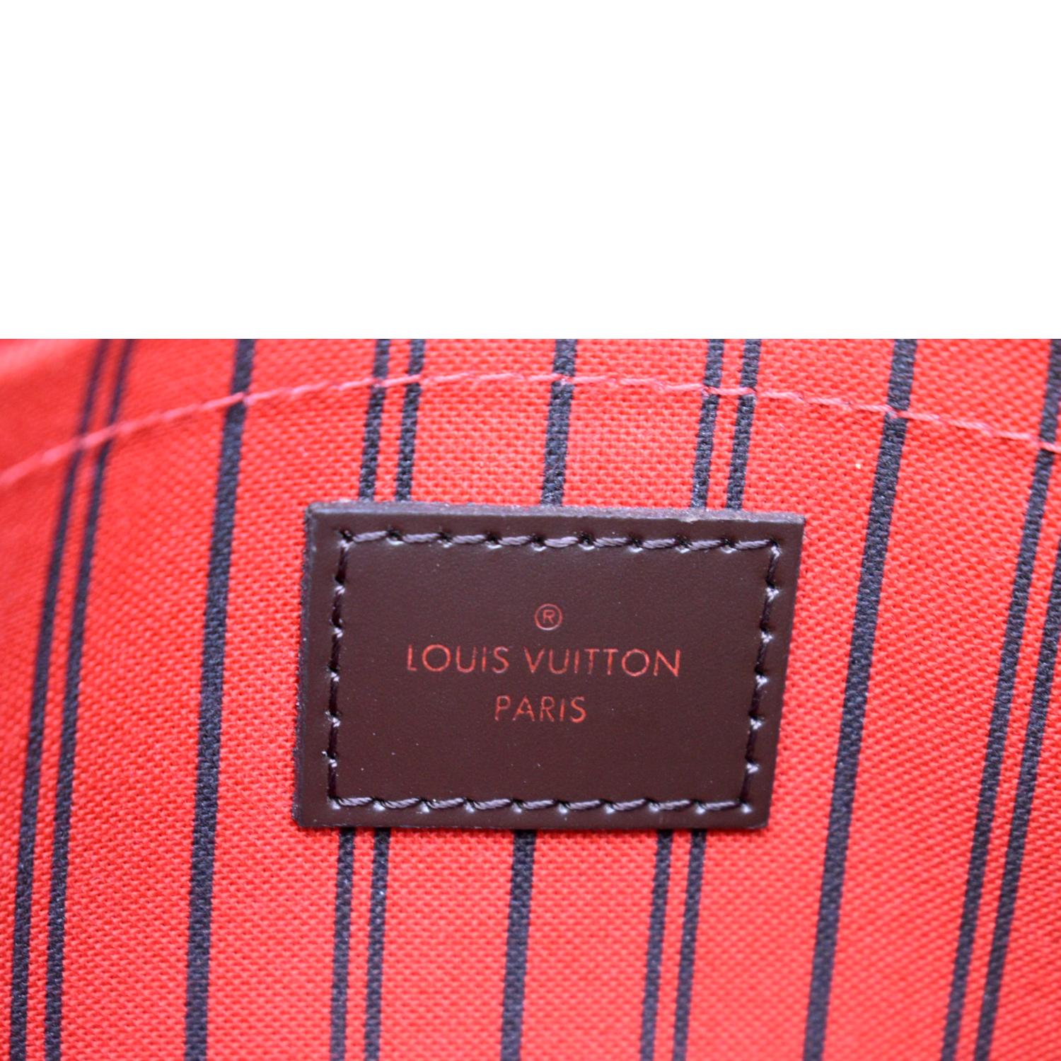 Louis Vuitton Damier Ebene Neverfull Pochette