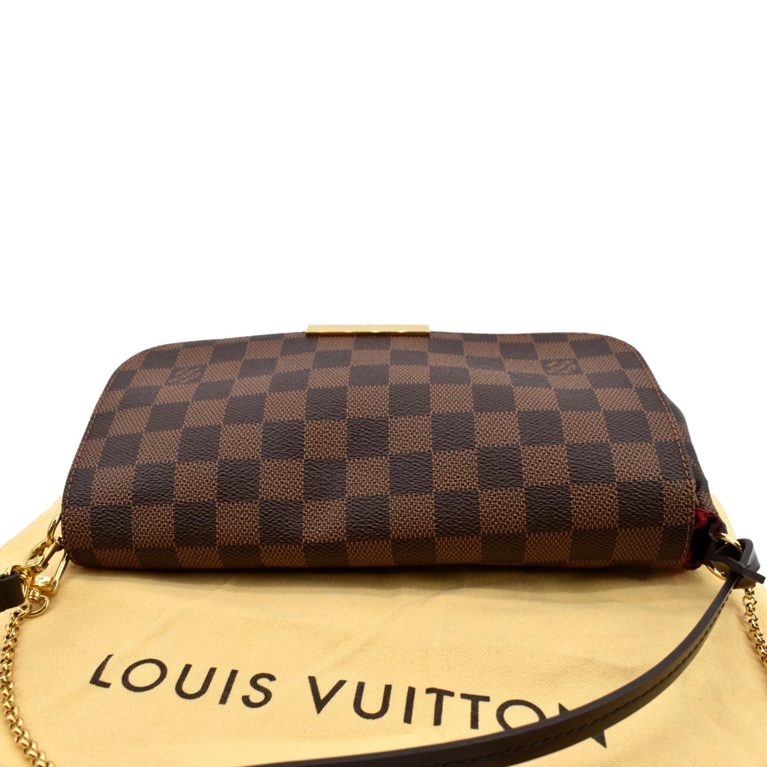 Louis Vuitton Damier Ebene Favorite MM - Brown Crossbody Bags, Handbags -  LOU90901