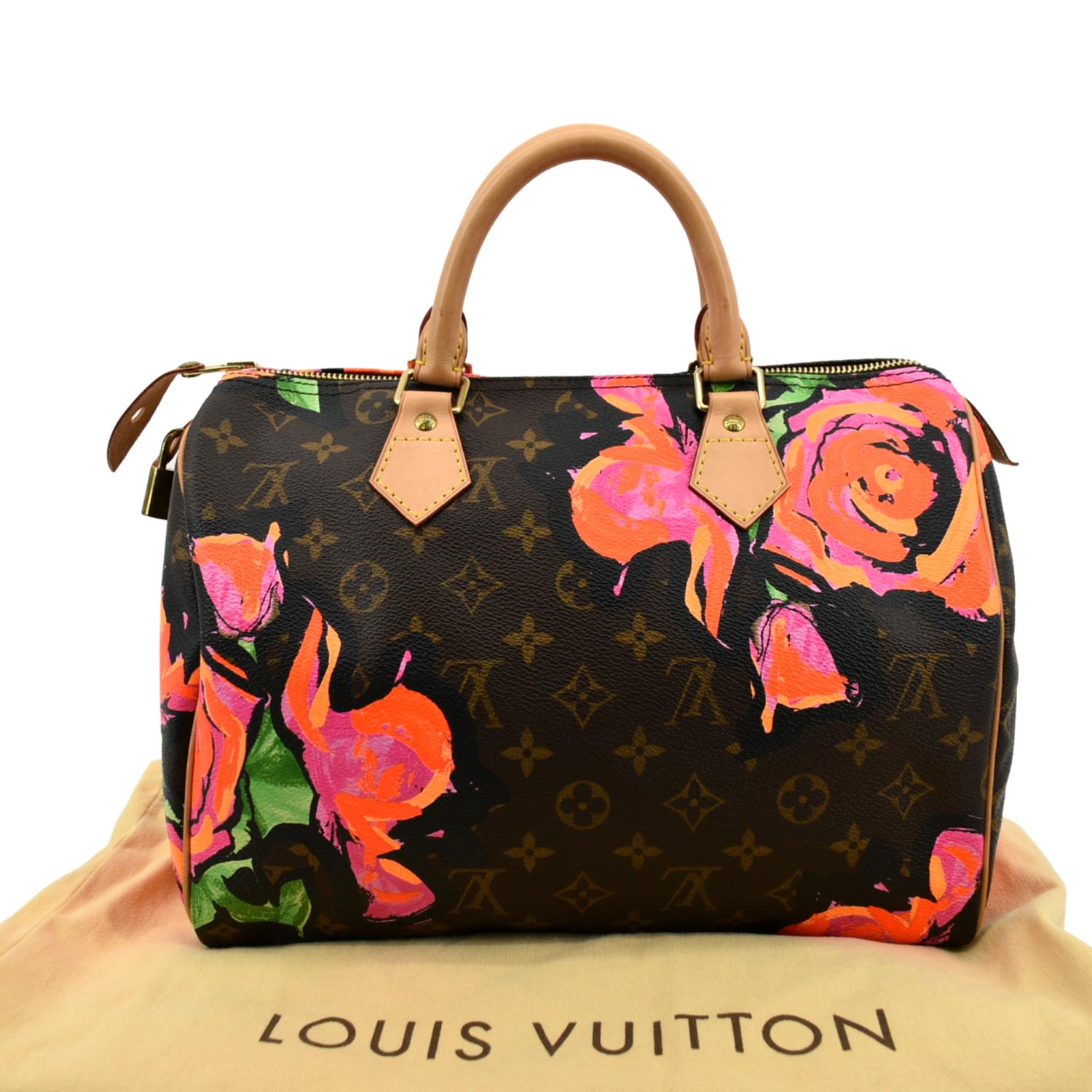 Louis Vuitton Limited Edition Rose Monogram Bouclettes Speedy