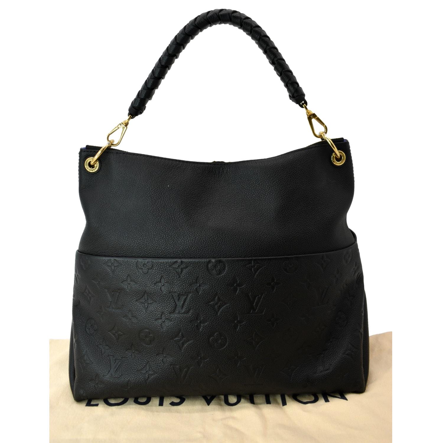 Louis Vuitton Maida Hobo Black in Cowhide Leather with Gold-tone - US