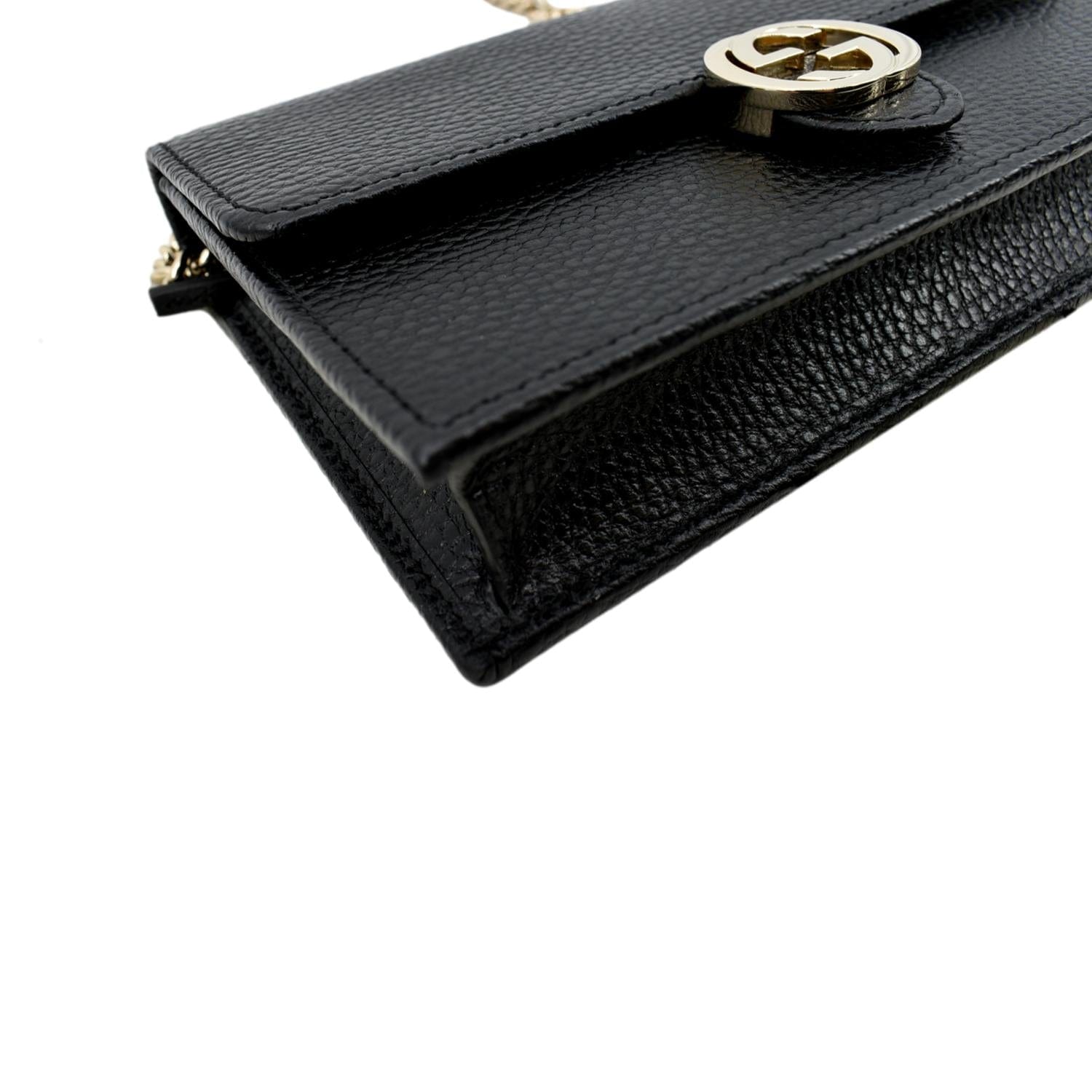 Gucci - Interlocking Crossbody Bag - Black Outlet – Shop It