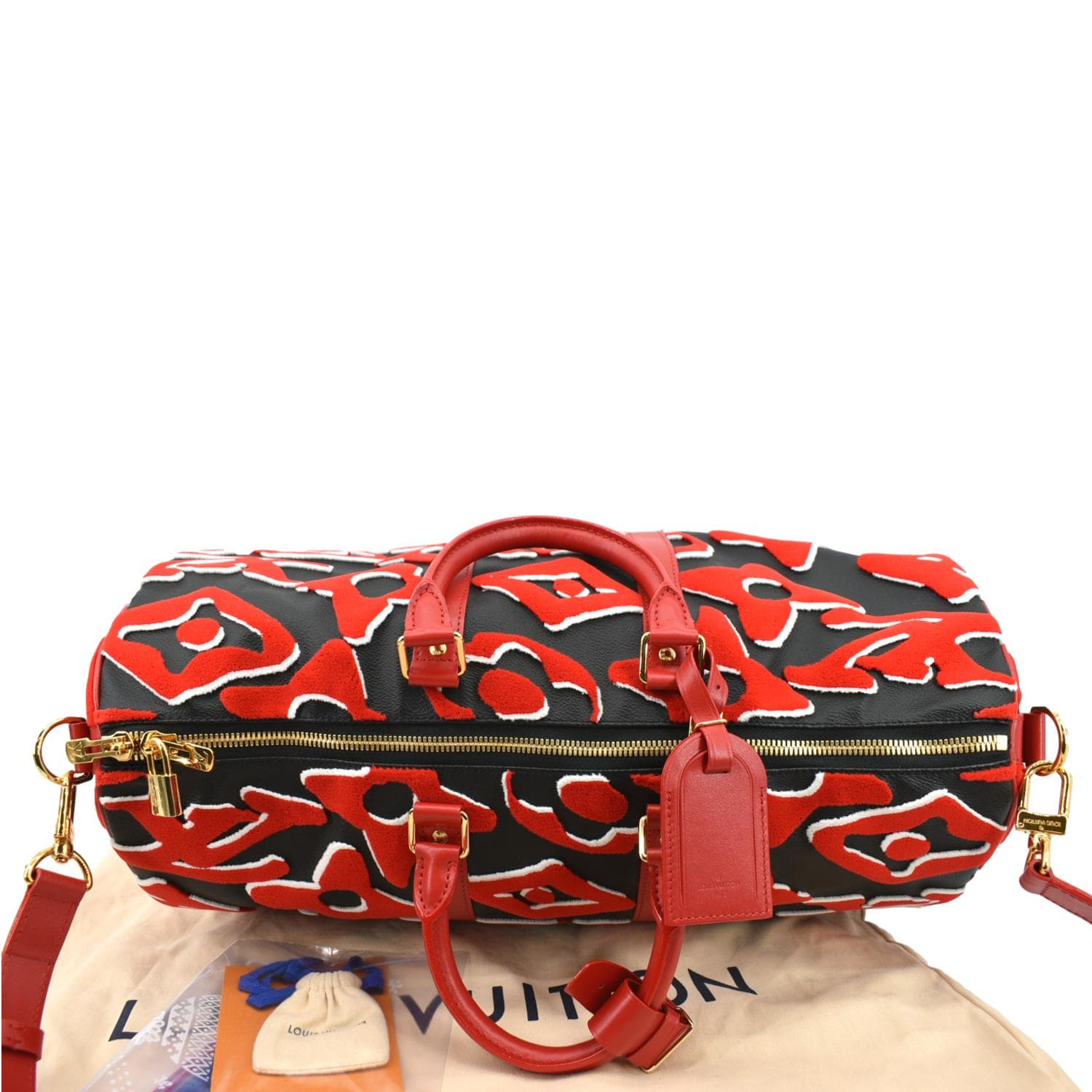 Louis Vuitton Duffle Keepall Bandouliere 45 Handbag Monogram