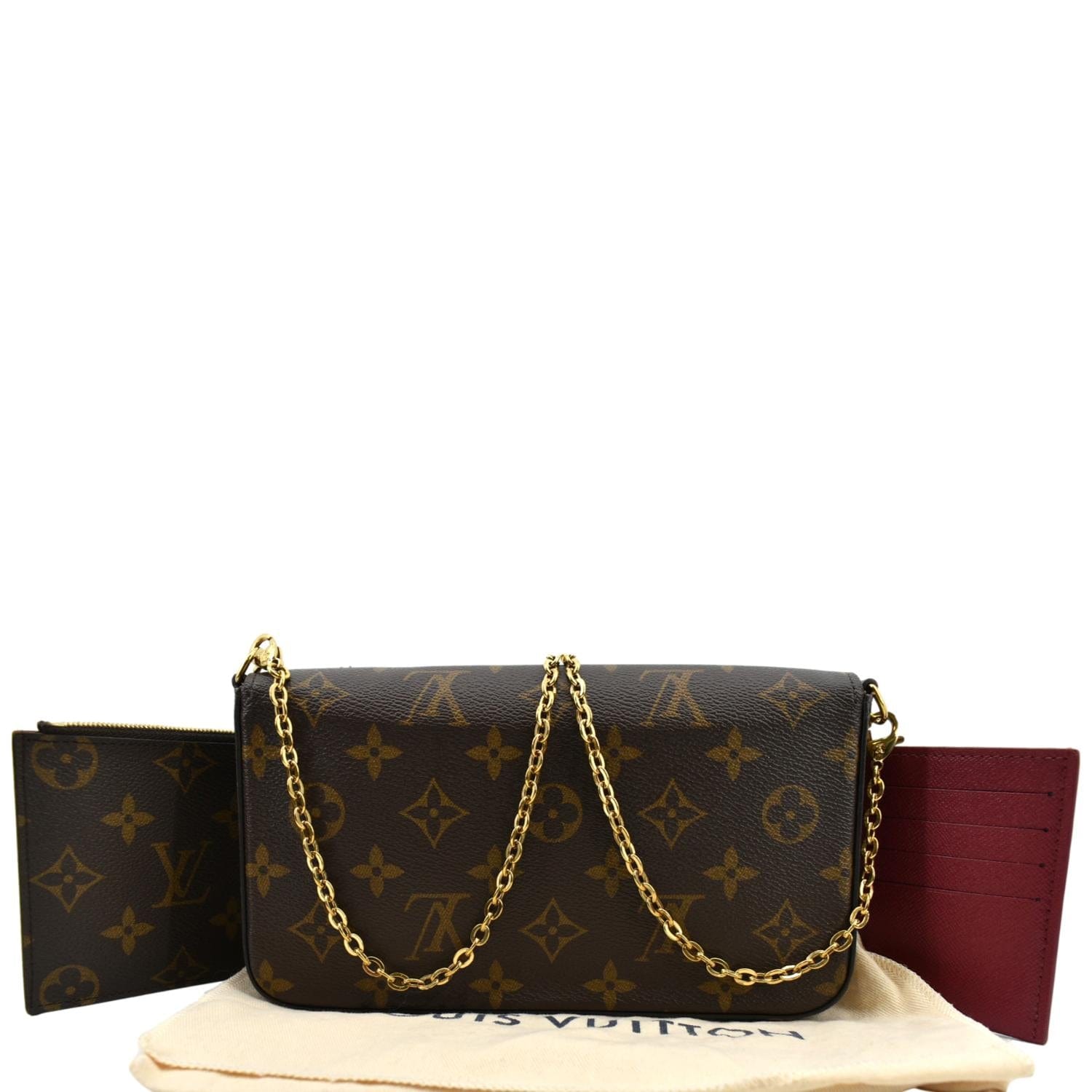 Louis Vuitton, Bags, Louis Vuitton Small Purse On A Gold Chain